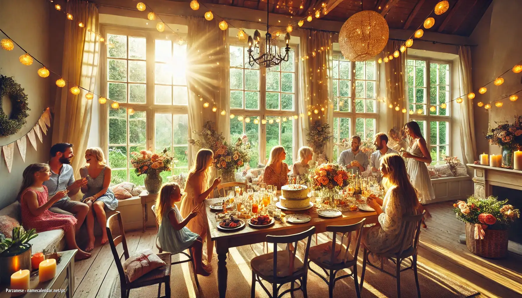 Celebração do dia do nome e nome - Parzanese