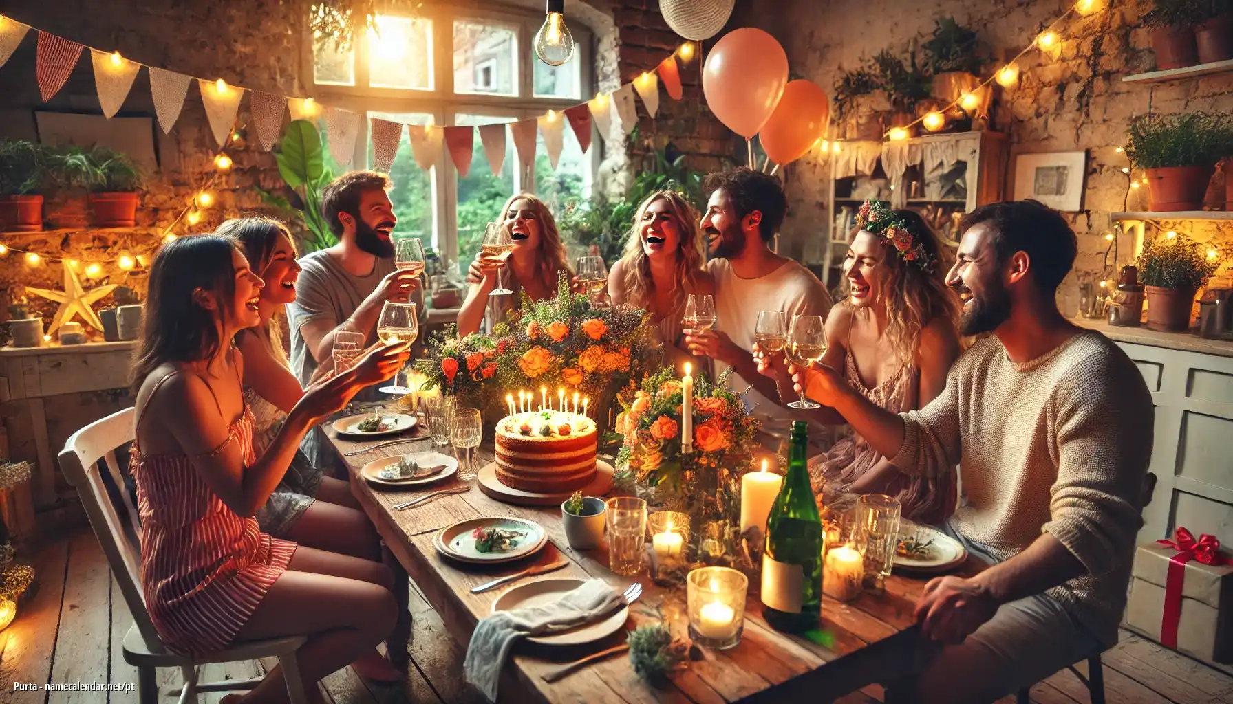 Celebração do dia do nome e nome - Purta