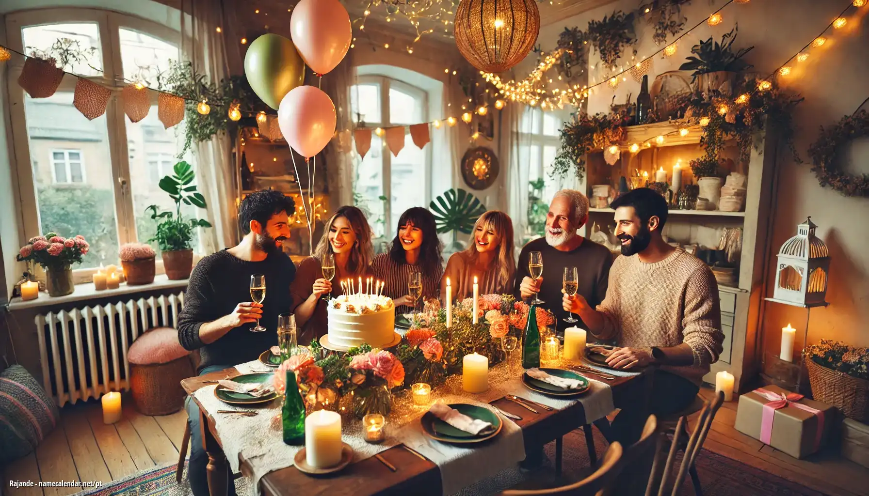 Celebração do dia do nome e nome - Rajande