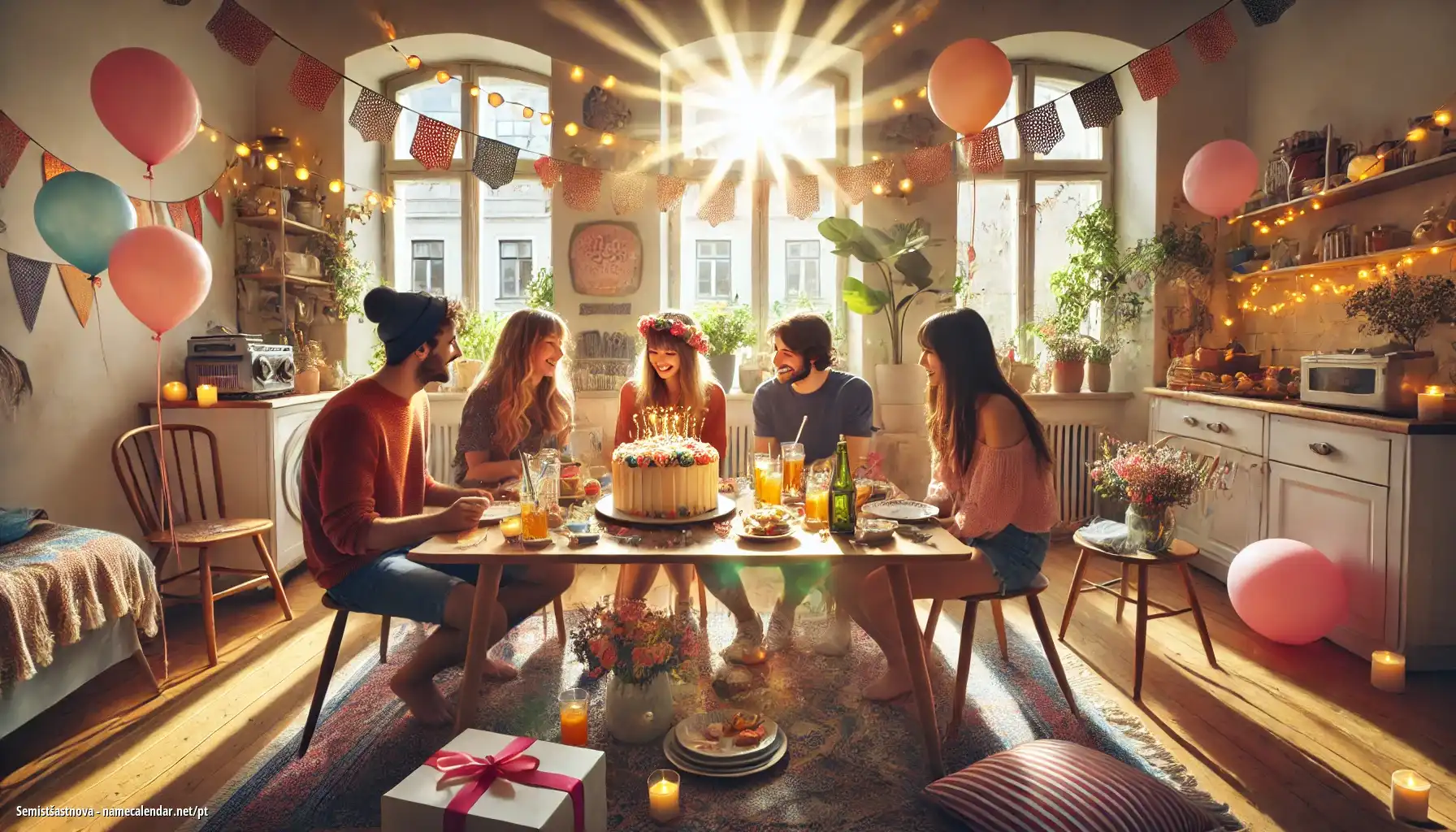 Celebração do dia do nome e nome - Semistšastnova