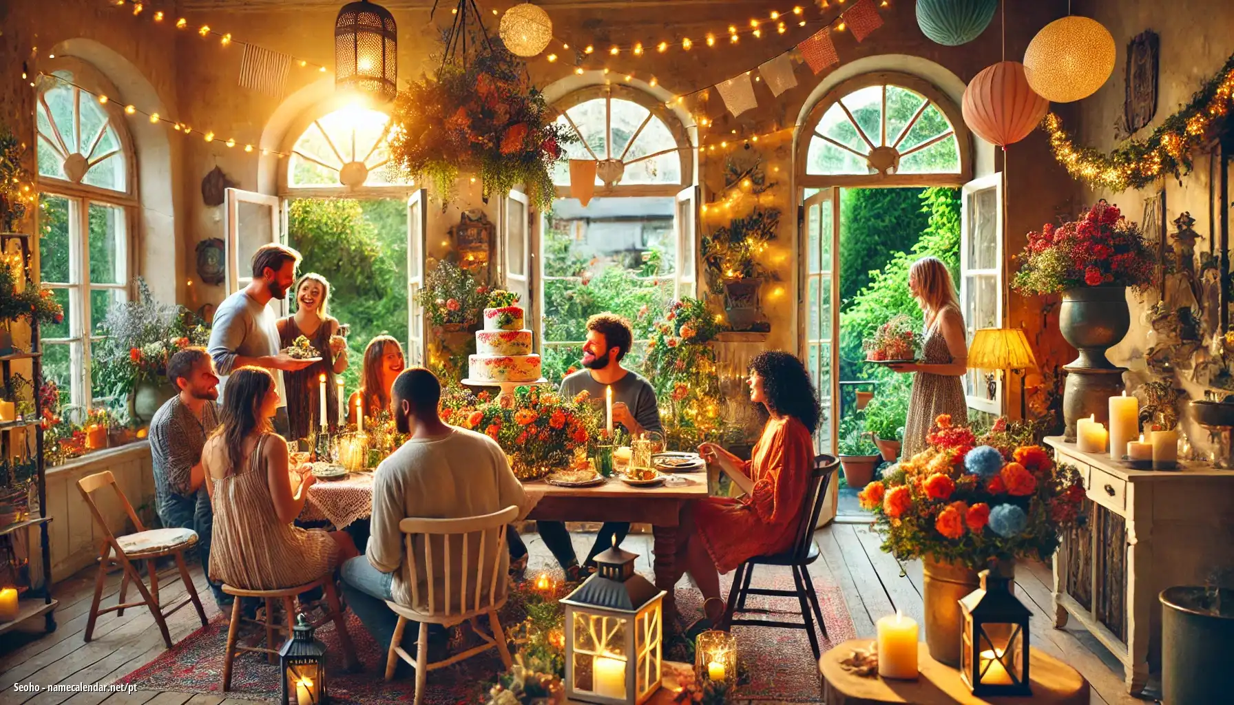 Celebração do dia do nome e nome - Seoho