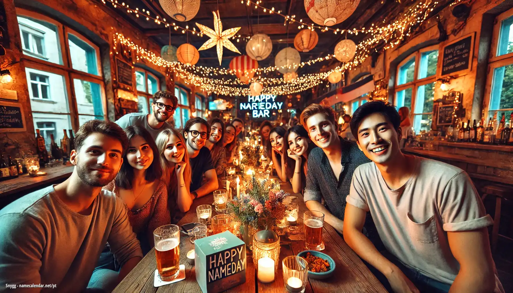 Celebração do dia do nome e nome - Snygg