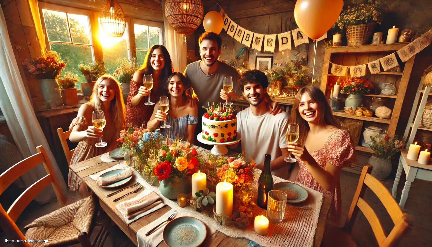 Celebração do dia do nome e nome - Ustam