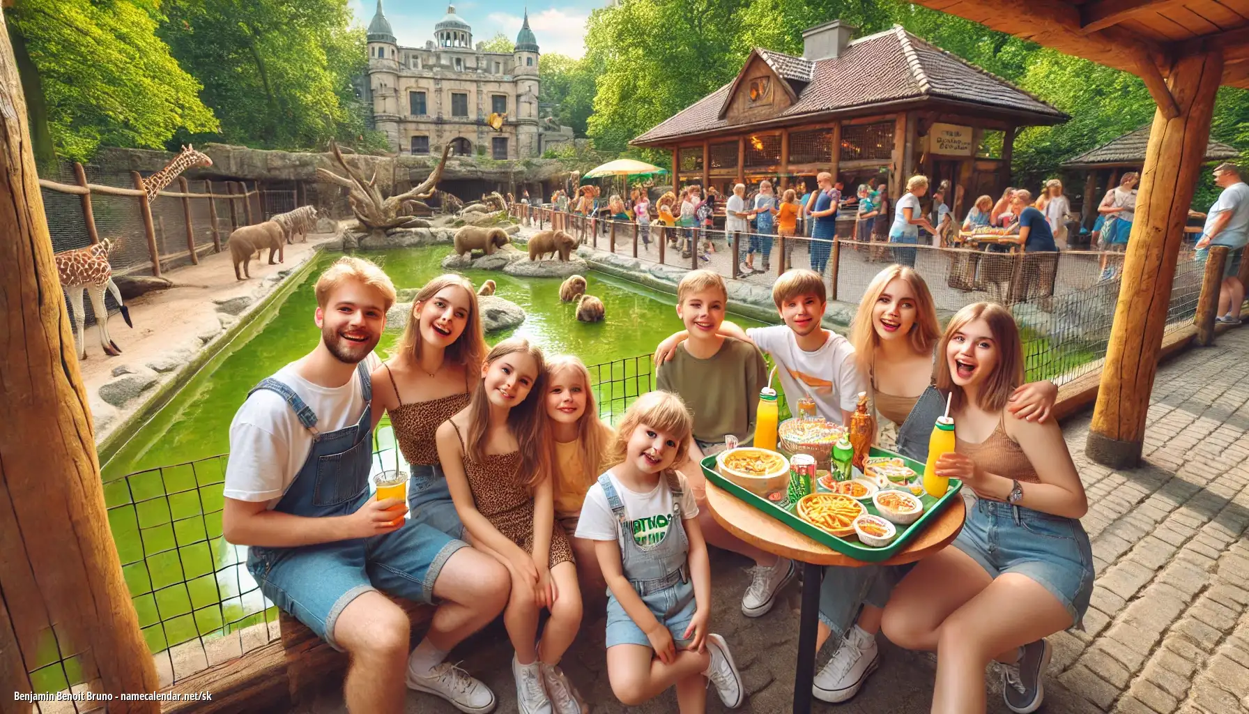 Oslava menín a mien - Benjamin Benoit Bruno