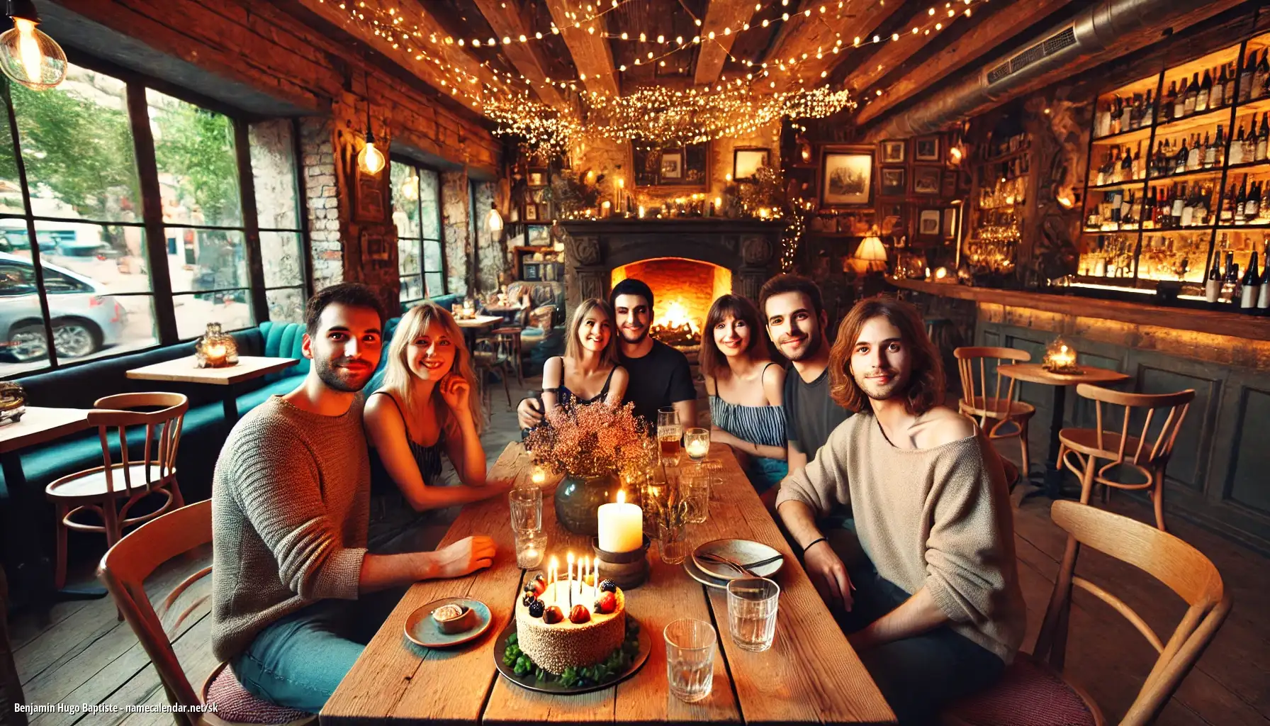 Oslava menín a mien - Benjamin Hugo Baptiste