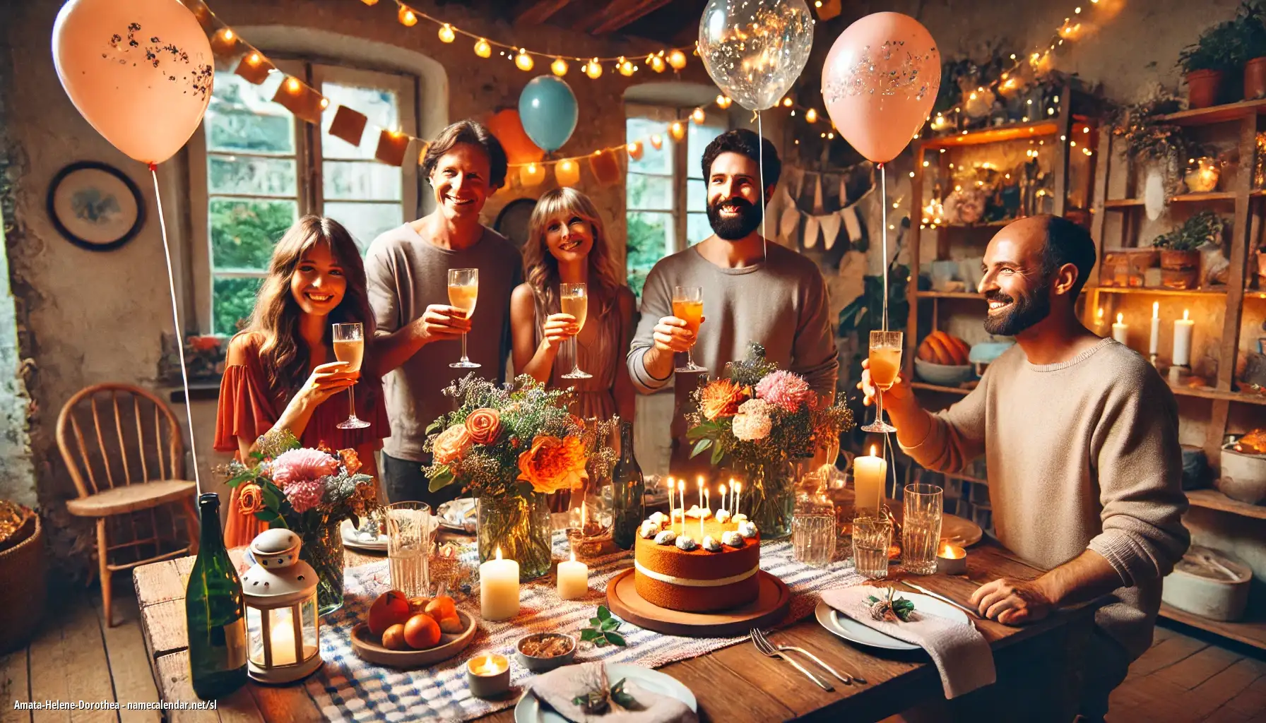 Praznovanje imendana in imena - Amata-Helene-Dorothea