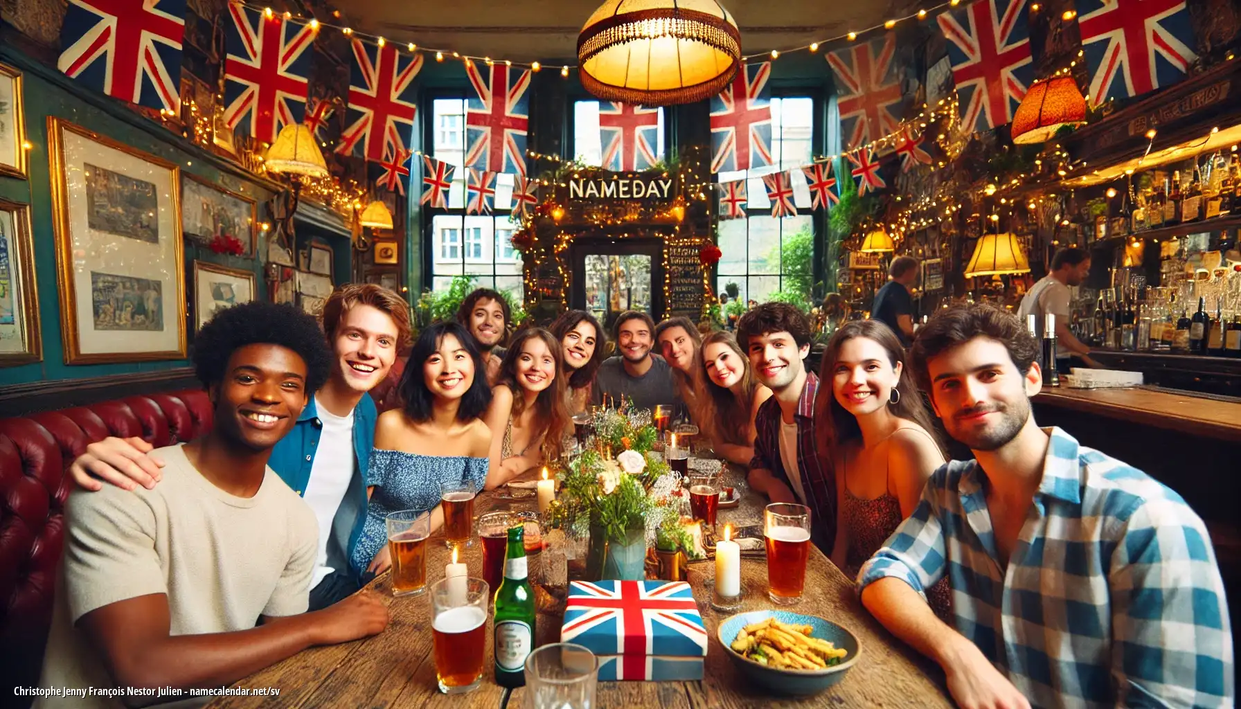 Firande av namnsdag och namn - Christophe Jenny François Nestor Julien