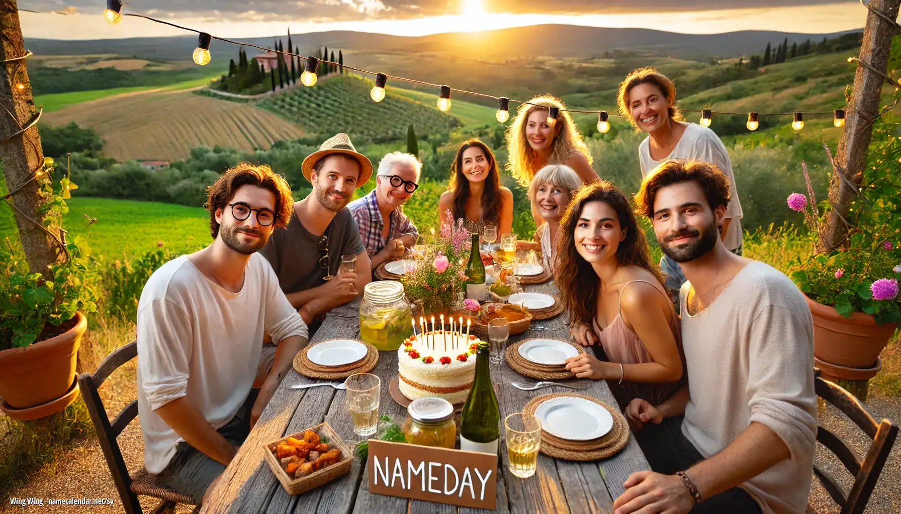 Firande av namnsdag och namn - Wing Wing