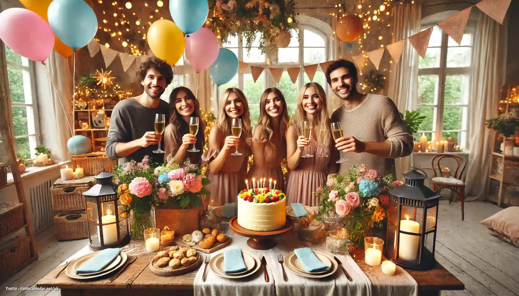 Святкування іменин та імен - Yvette