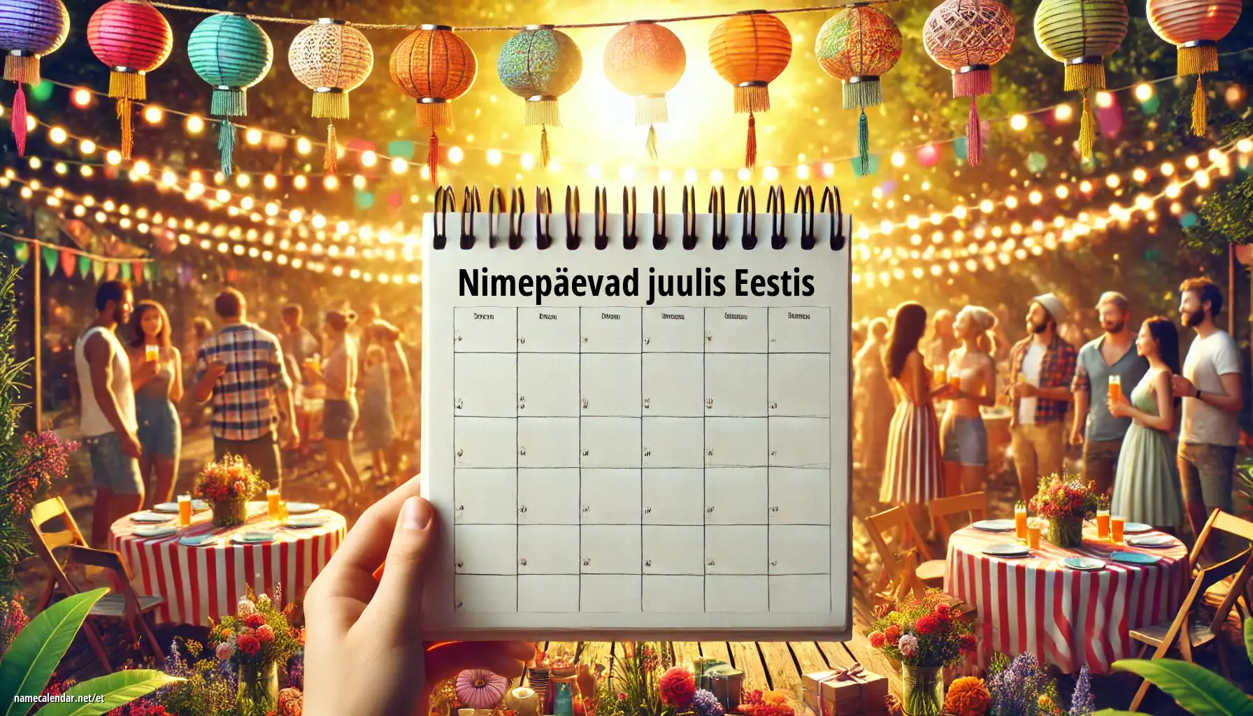 Nimepäevad juulis Eestis Nimepäevad juulis Eestis