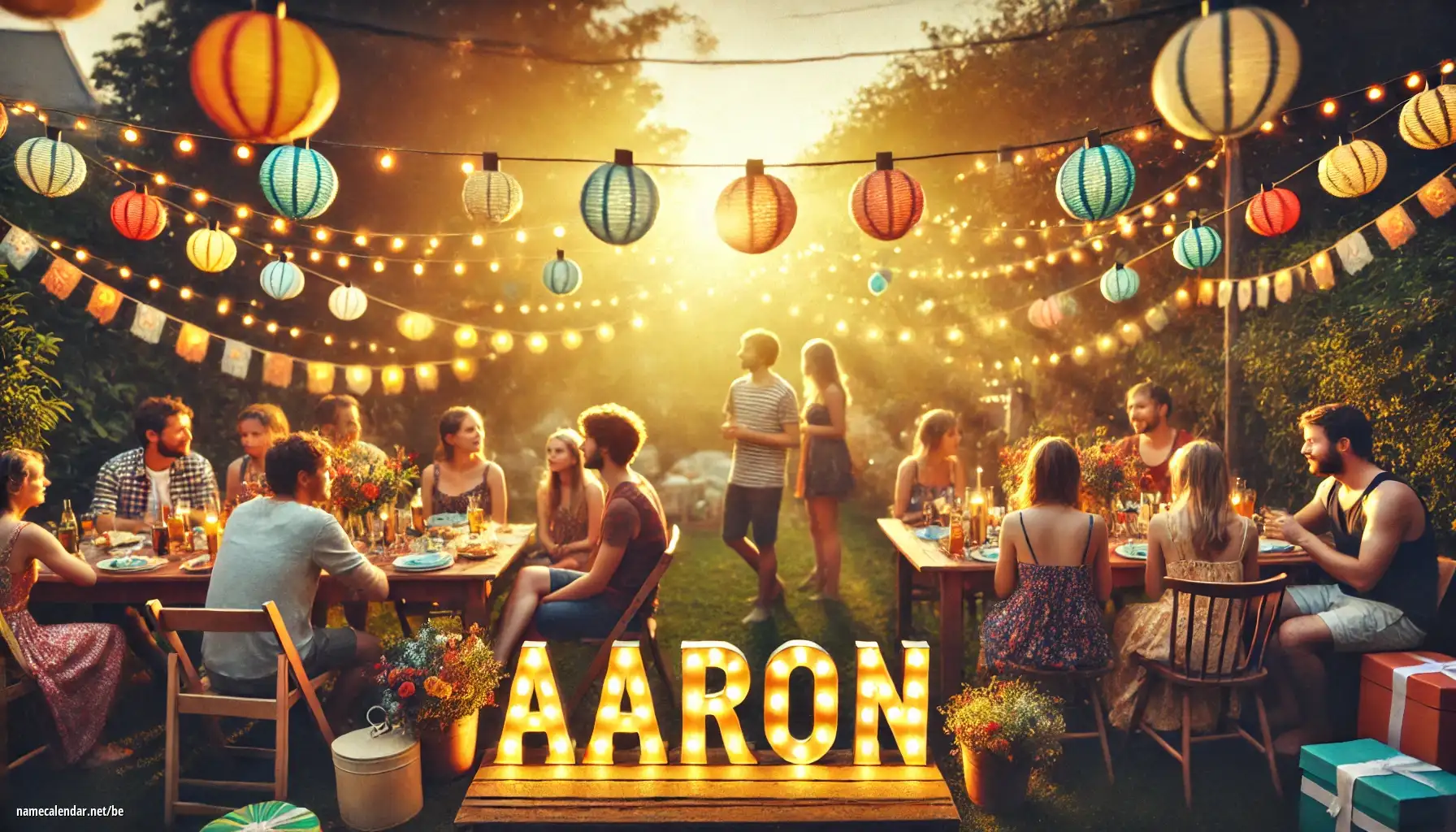 Святкаванне імянін і імянін - Aarón