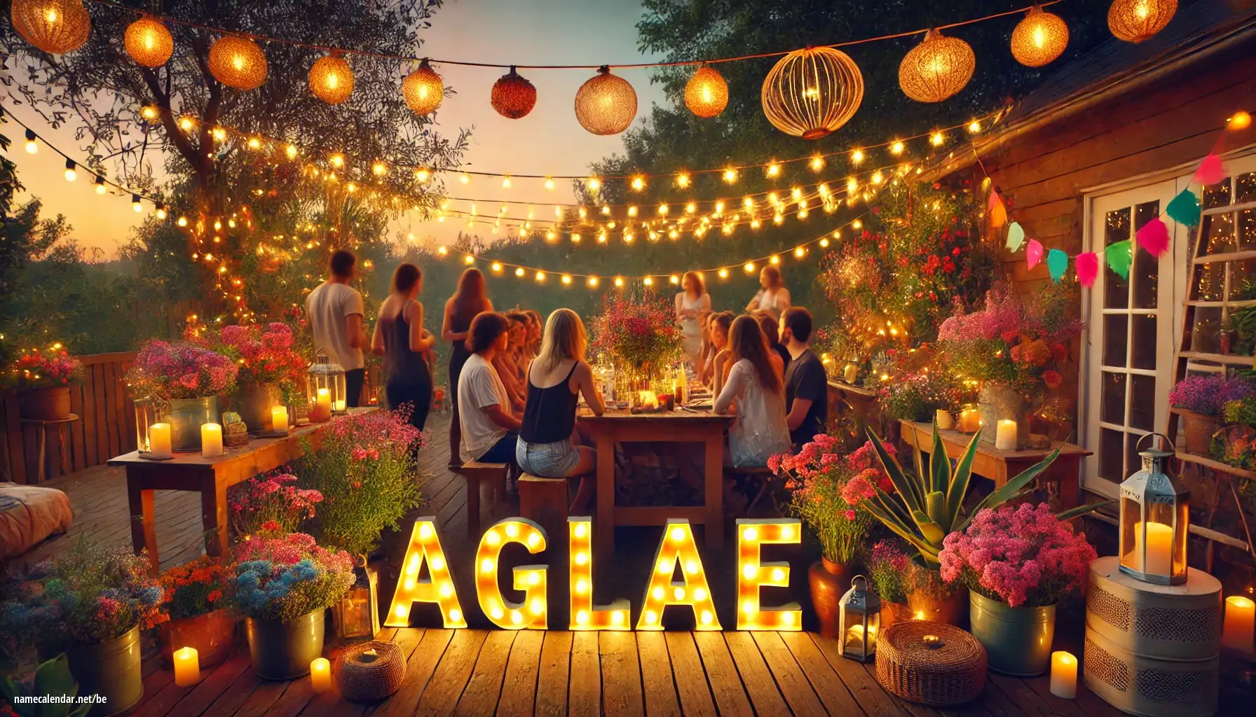 Святкаванне імянін і імянін - Aglaé