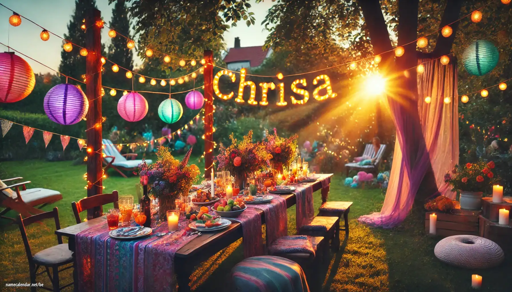 Святкаванне імянін і імянін - Chrisa