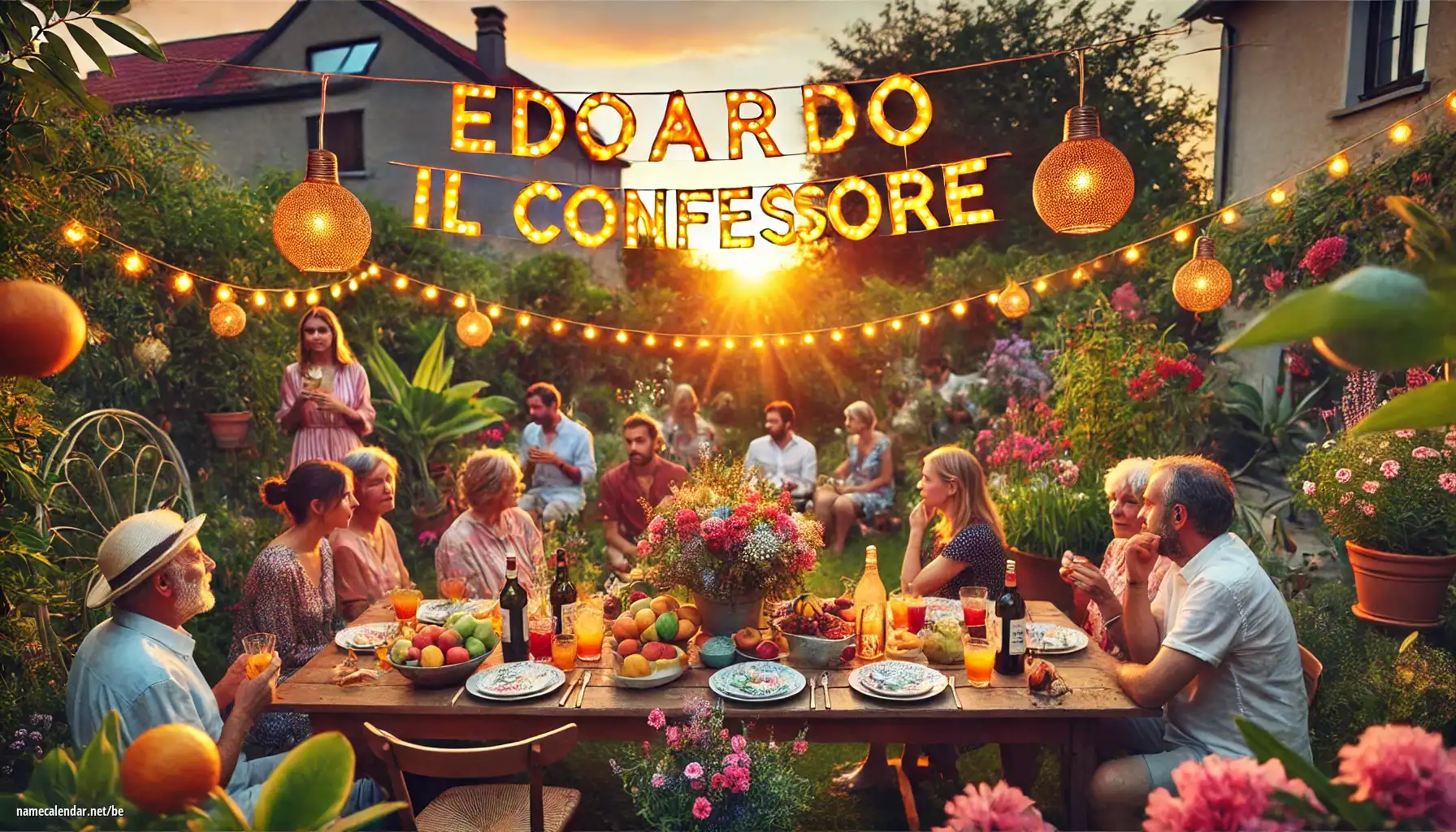 Святкаванне імянін і імянін - Edoardo il confessore