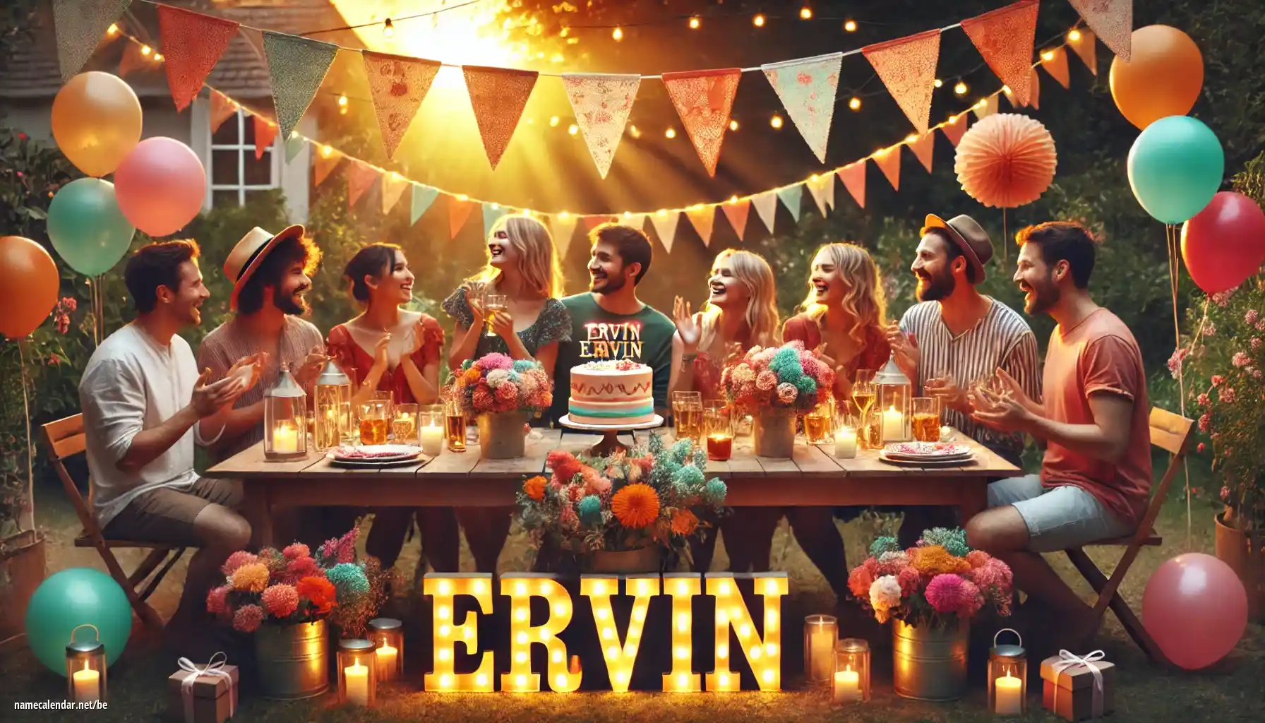 Святкаванне імянін і імянін - Ervín