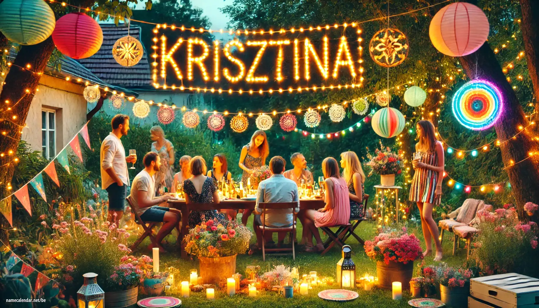 Святкаванне імянін і імянін - Krisztina