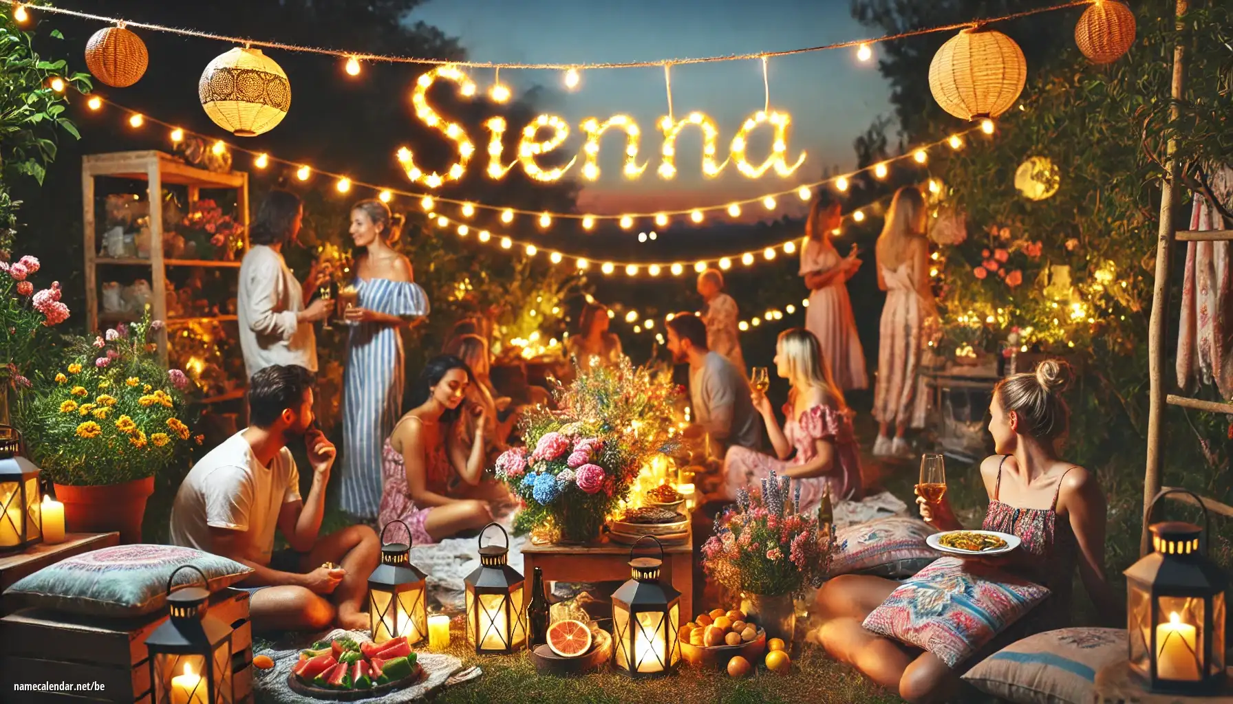 Святкаванне імянін і імянін - Sienna