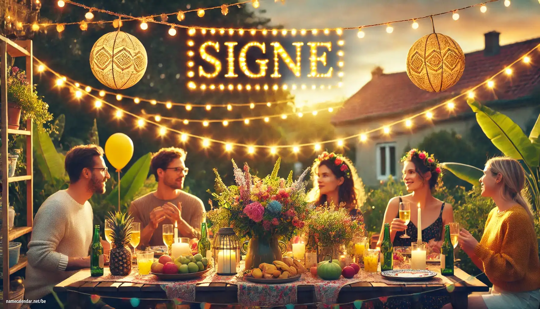 Святкаванне імянін і імянін - Signe