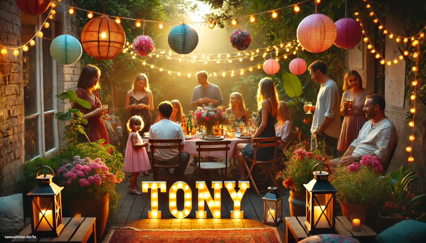 Святкаванне імянін і імянін - Tony