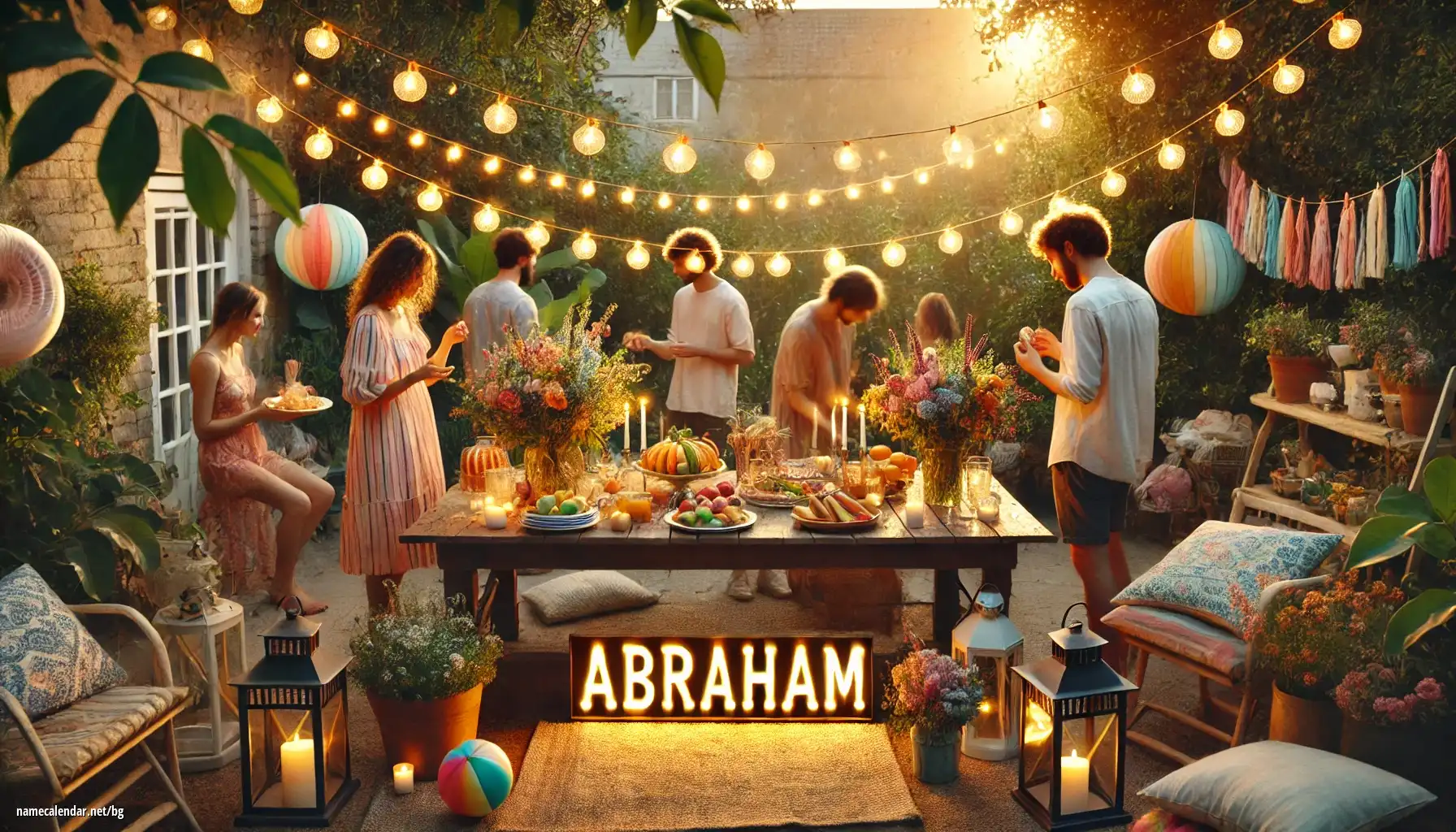 Празнуване на имен ден и име - Abraham