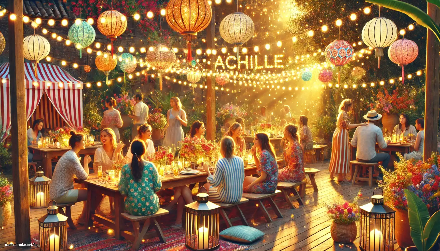 Празнуване на имен ден и име - Achille