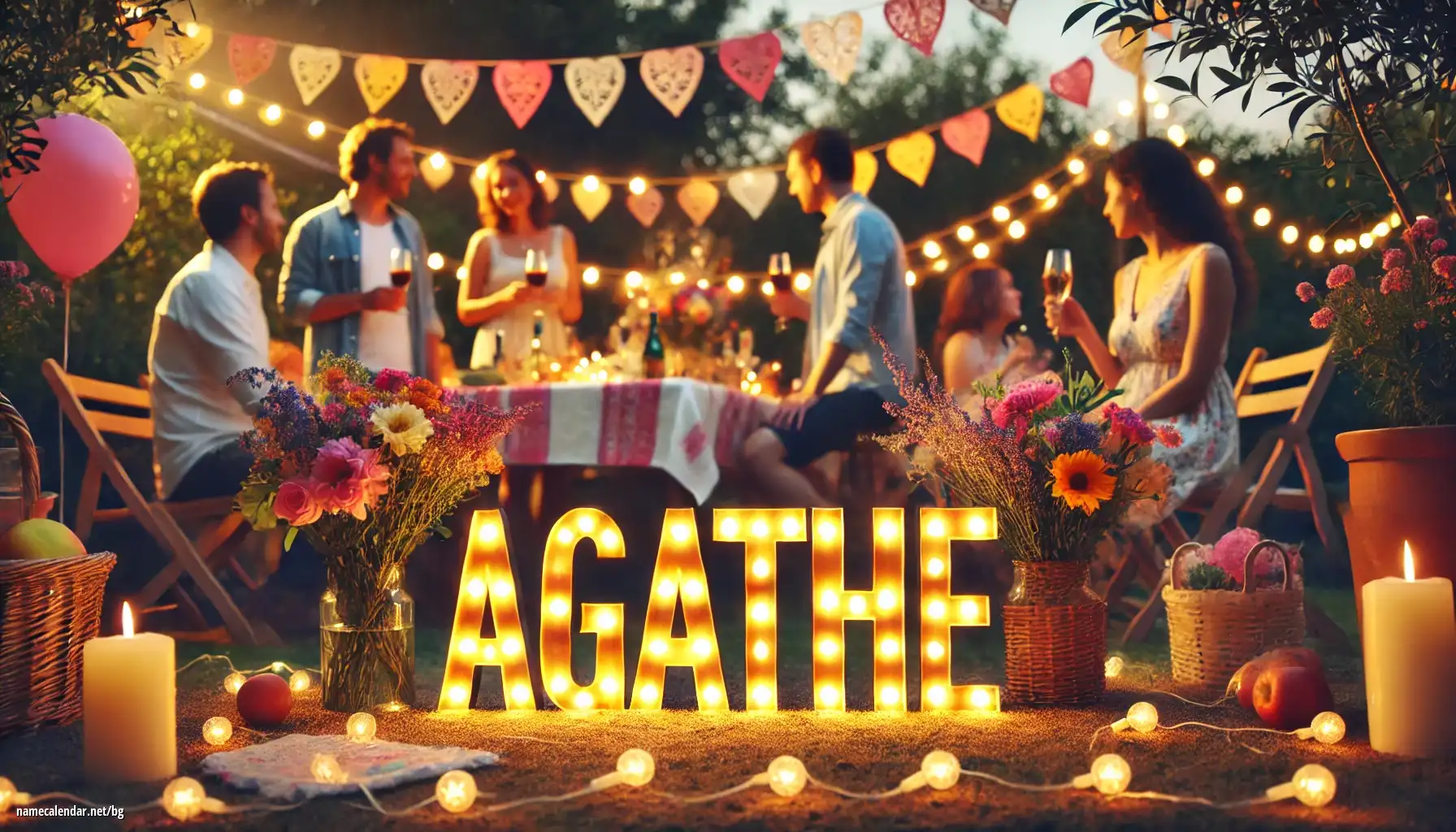 Празнуване на имен ден и име - Agathe