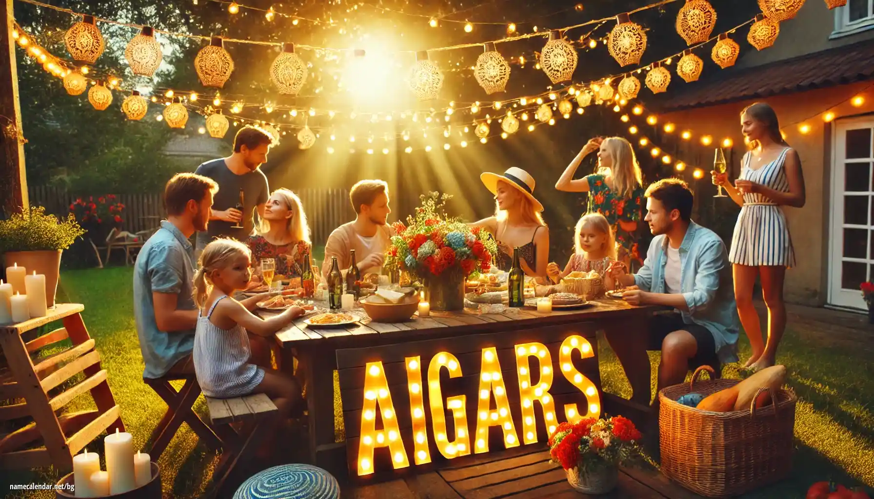 Празнуване на имен ден и име - Aigars