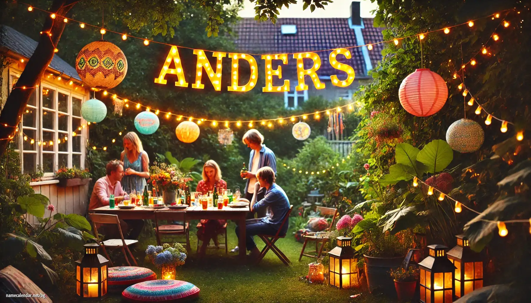 Празнуване на имен ден и име - Anders