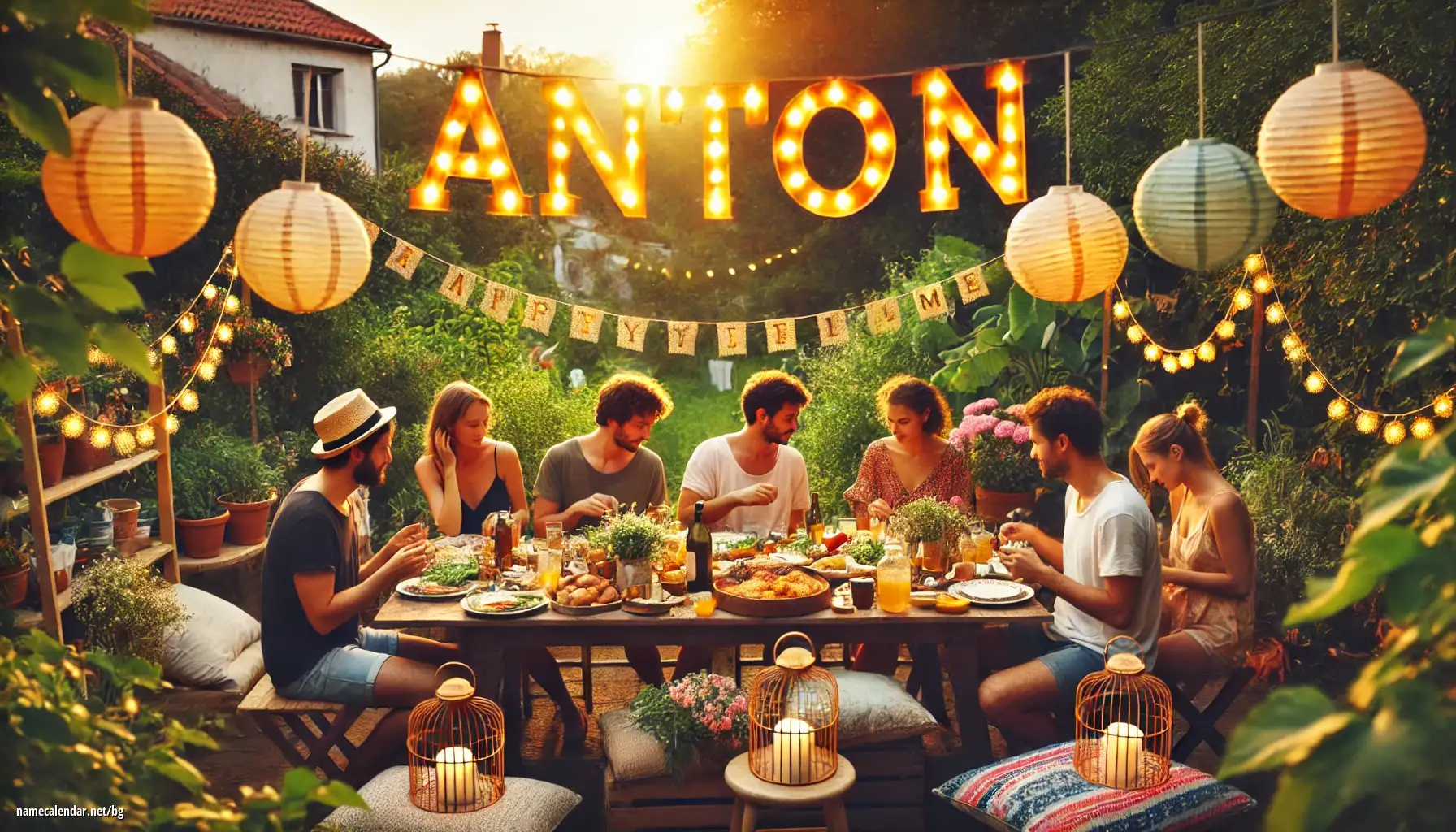 Празнуване на имен ден и име - Anton