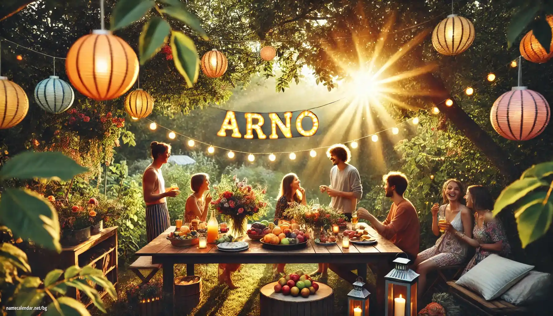 Празнуване на имен ден и име - Arno