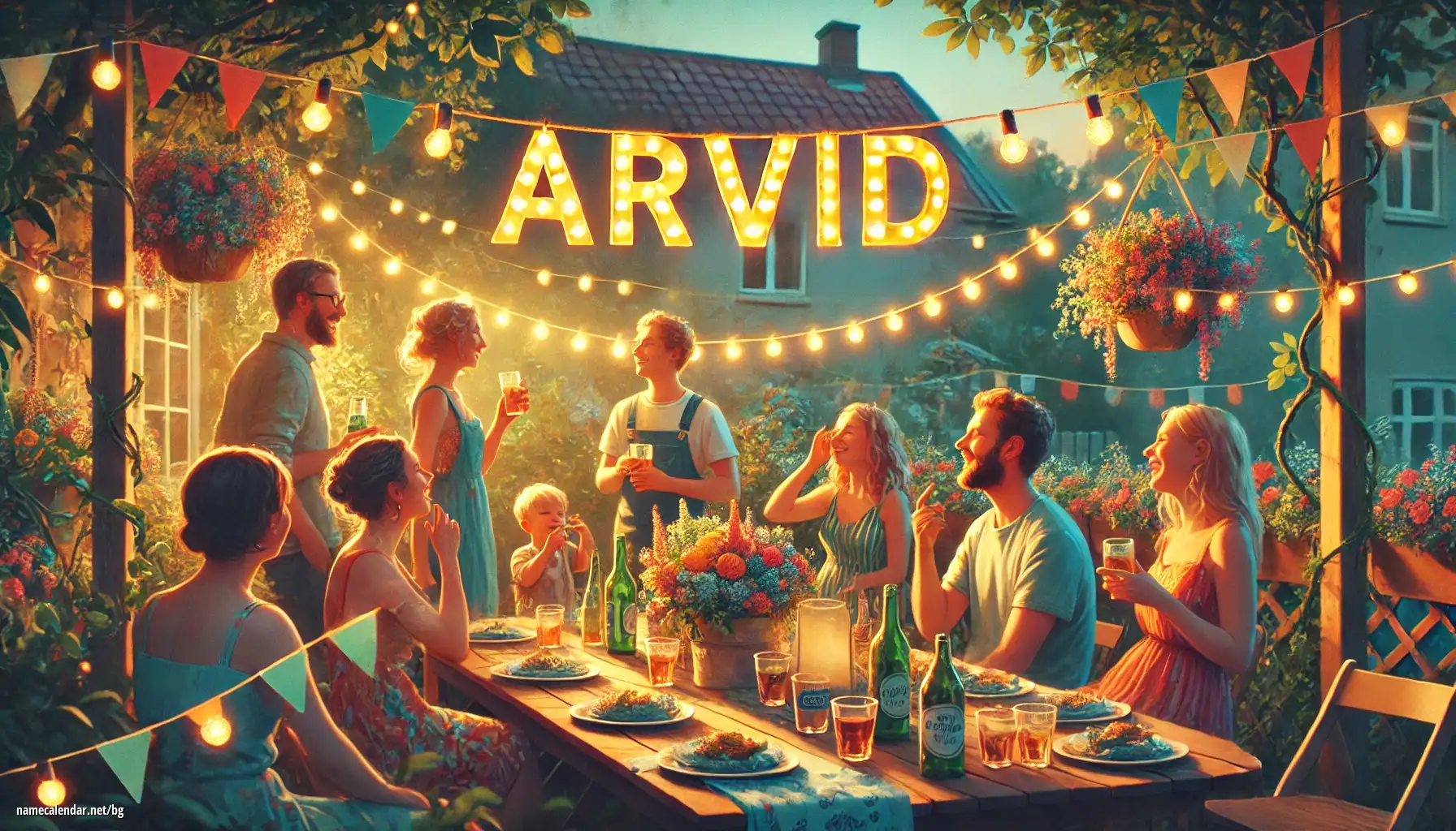 Празнуване на имен ден и име - Arvid