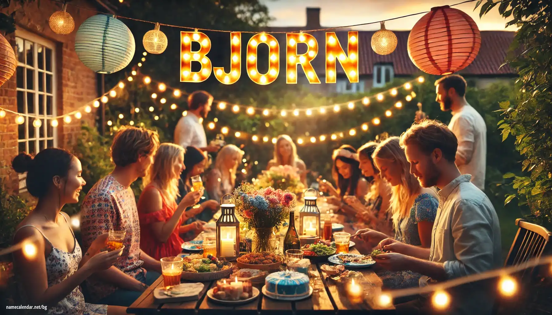 Празнуване на имен ден и име - Björn