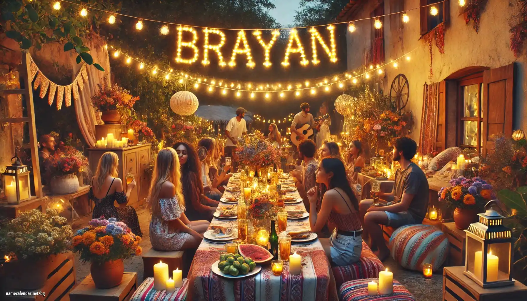 Празнуване на имен ден и име - Brayan