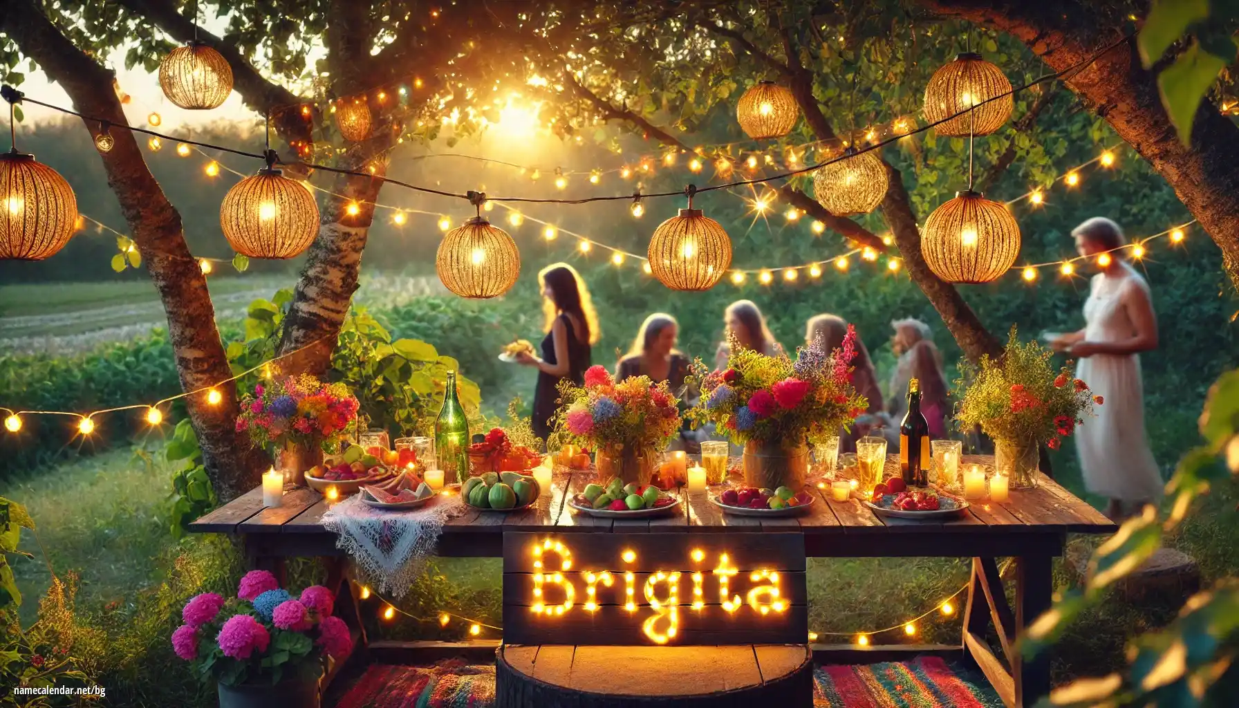 Празнуване на имен ден и име - Brigita