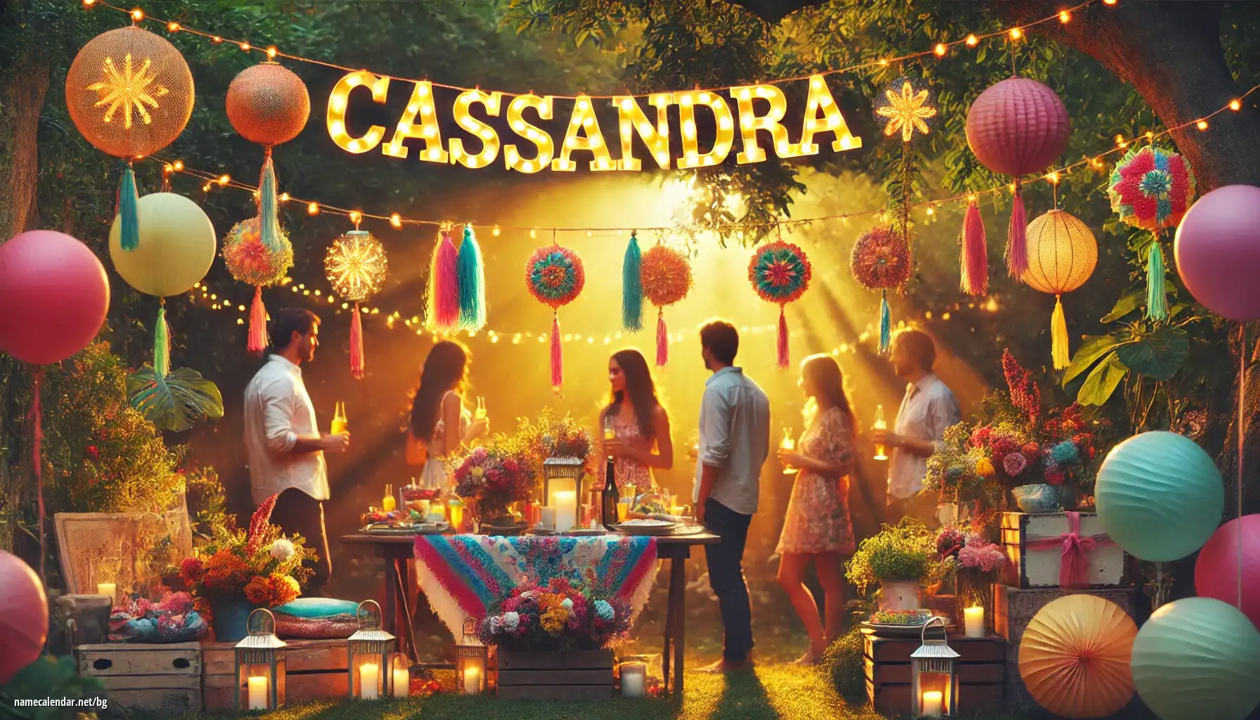 Празнуване на имен ден и име - Cassandra