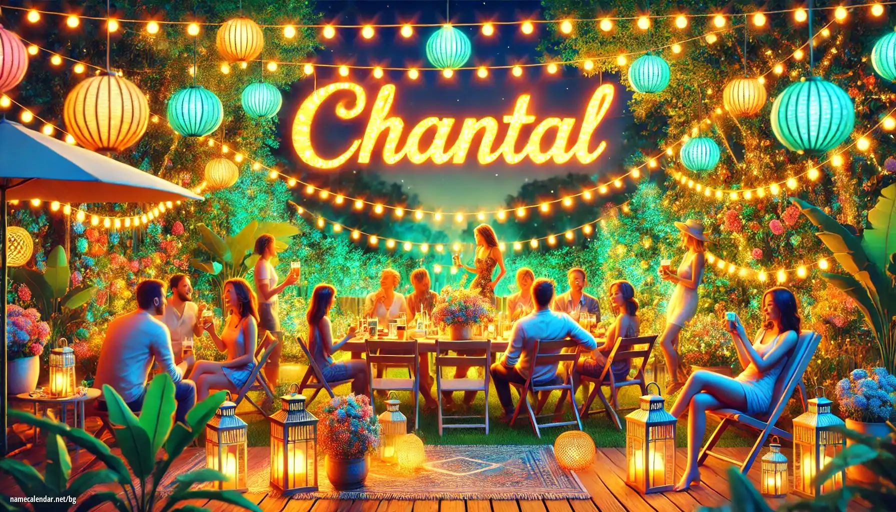 Празнуване на имен ден и име - Chantal