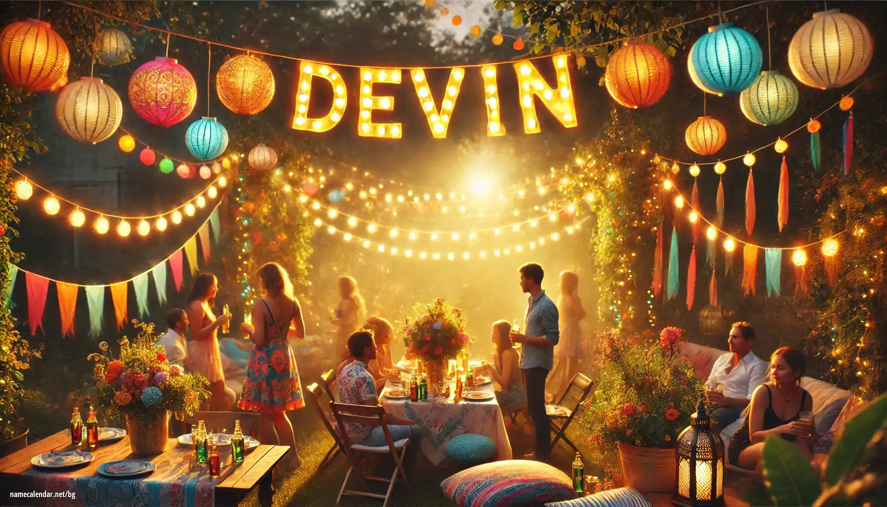 Празнуване на имен ден и име - Devin