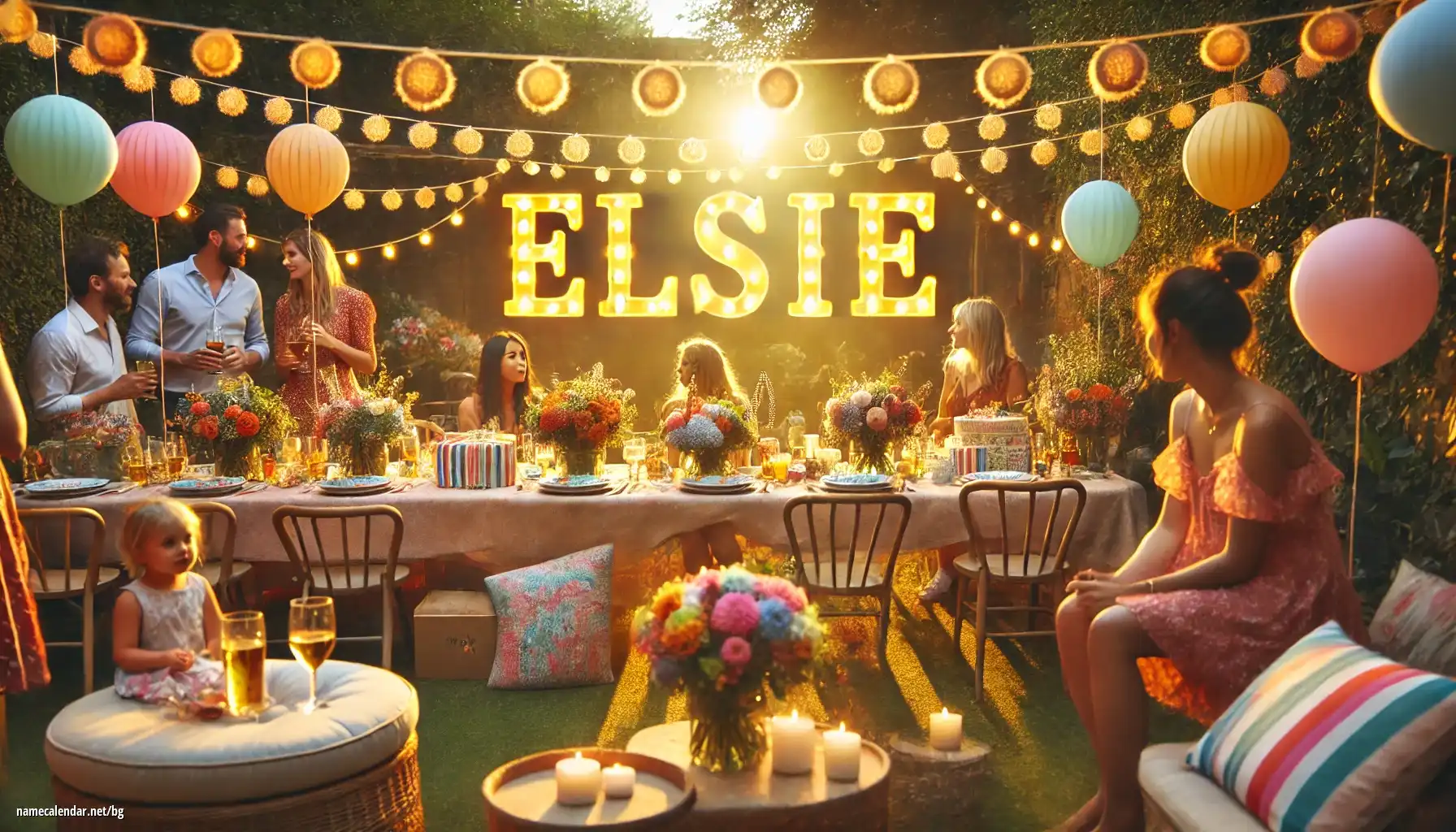 Празнуване на имен ден и име - Elsie