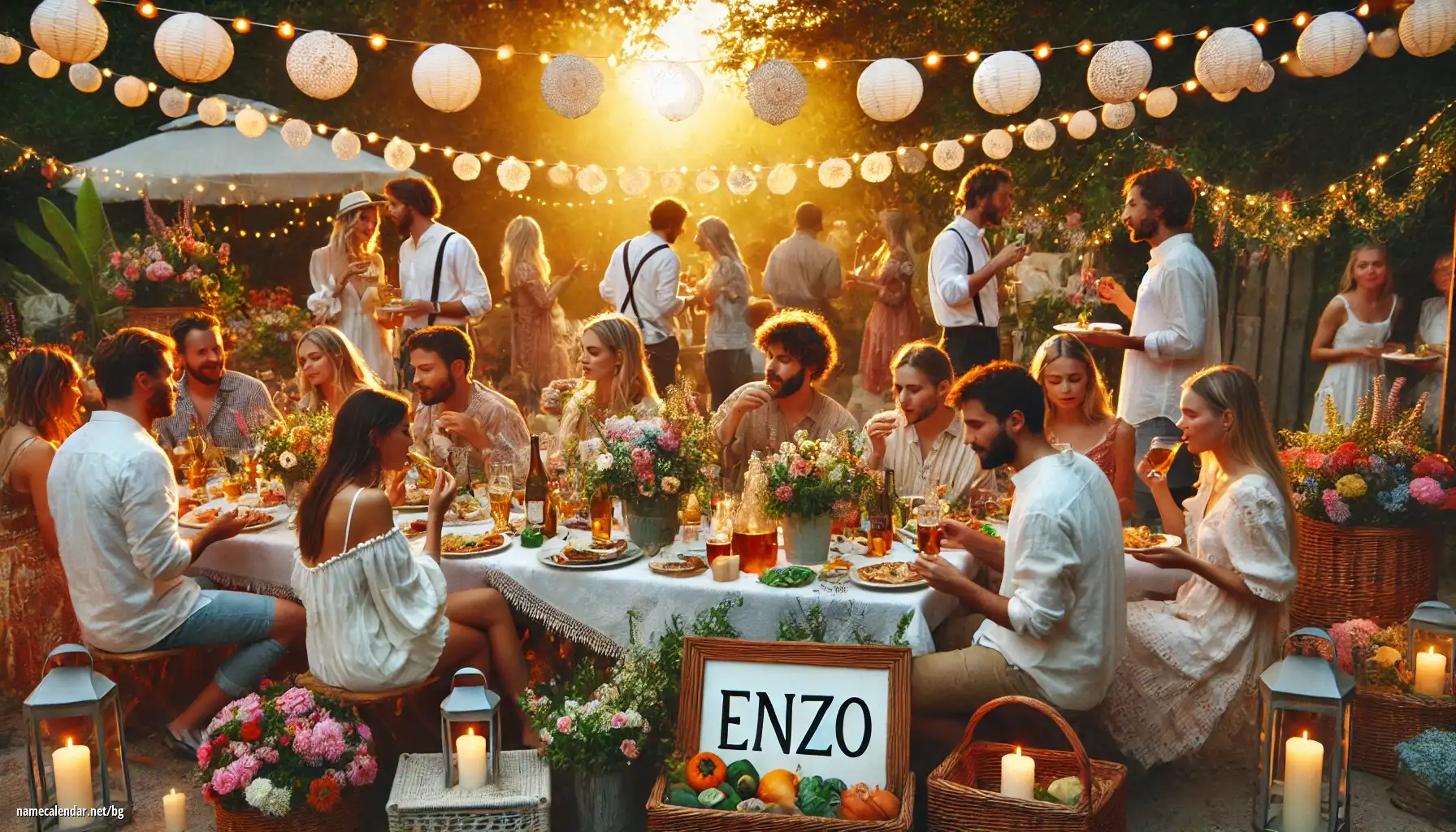 Празнуване на имен ден и име - Enzo