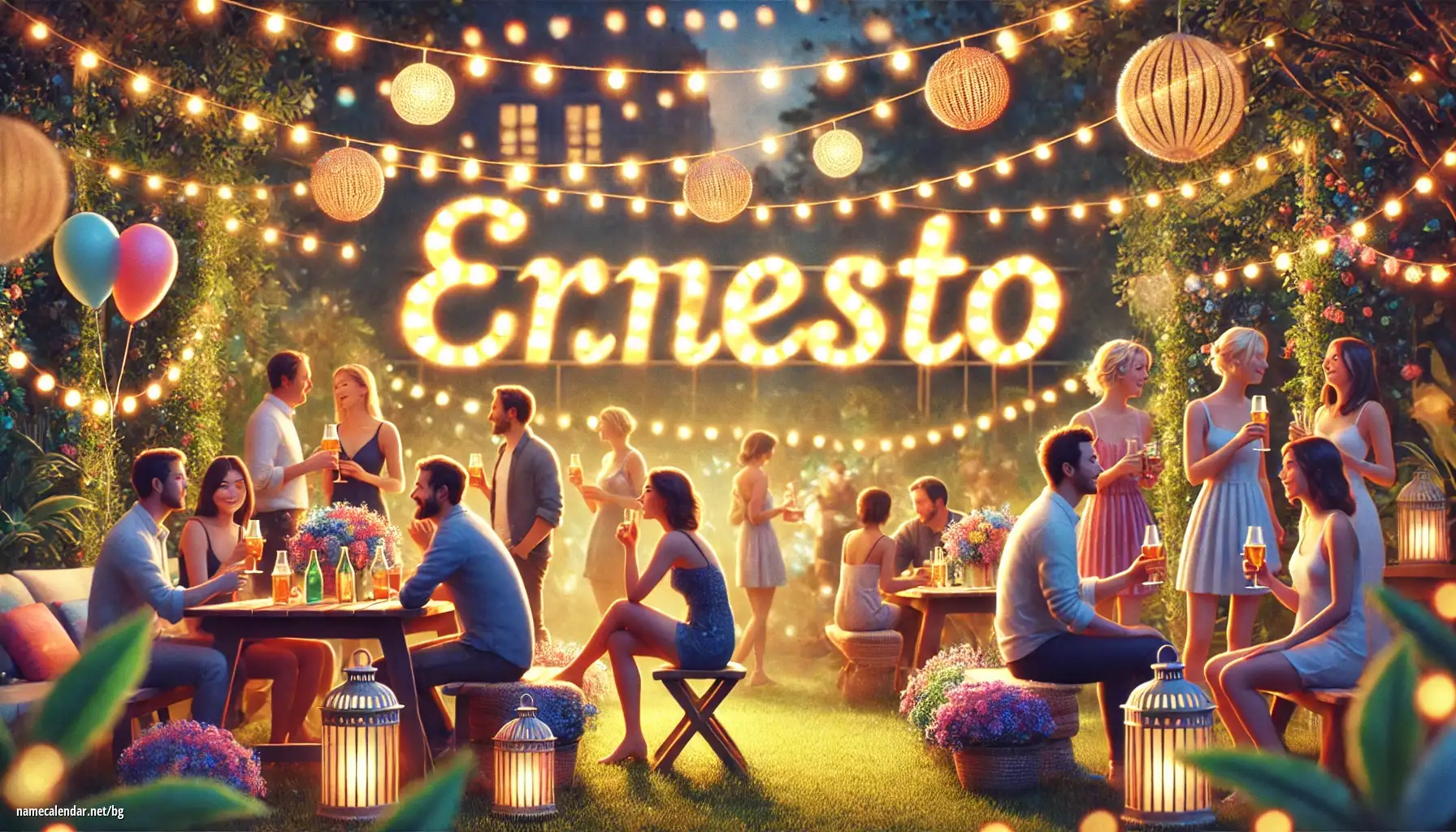 Празнуване на имен ден и име - Ernesto