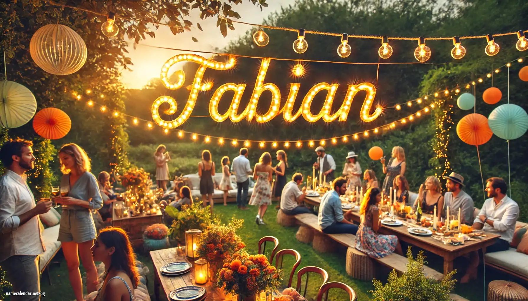 Празнуване на имен ден и име - Fabian