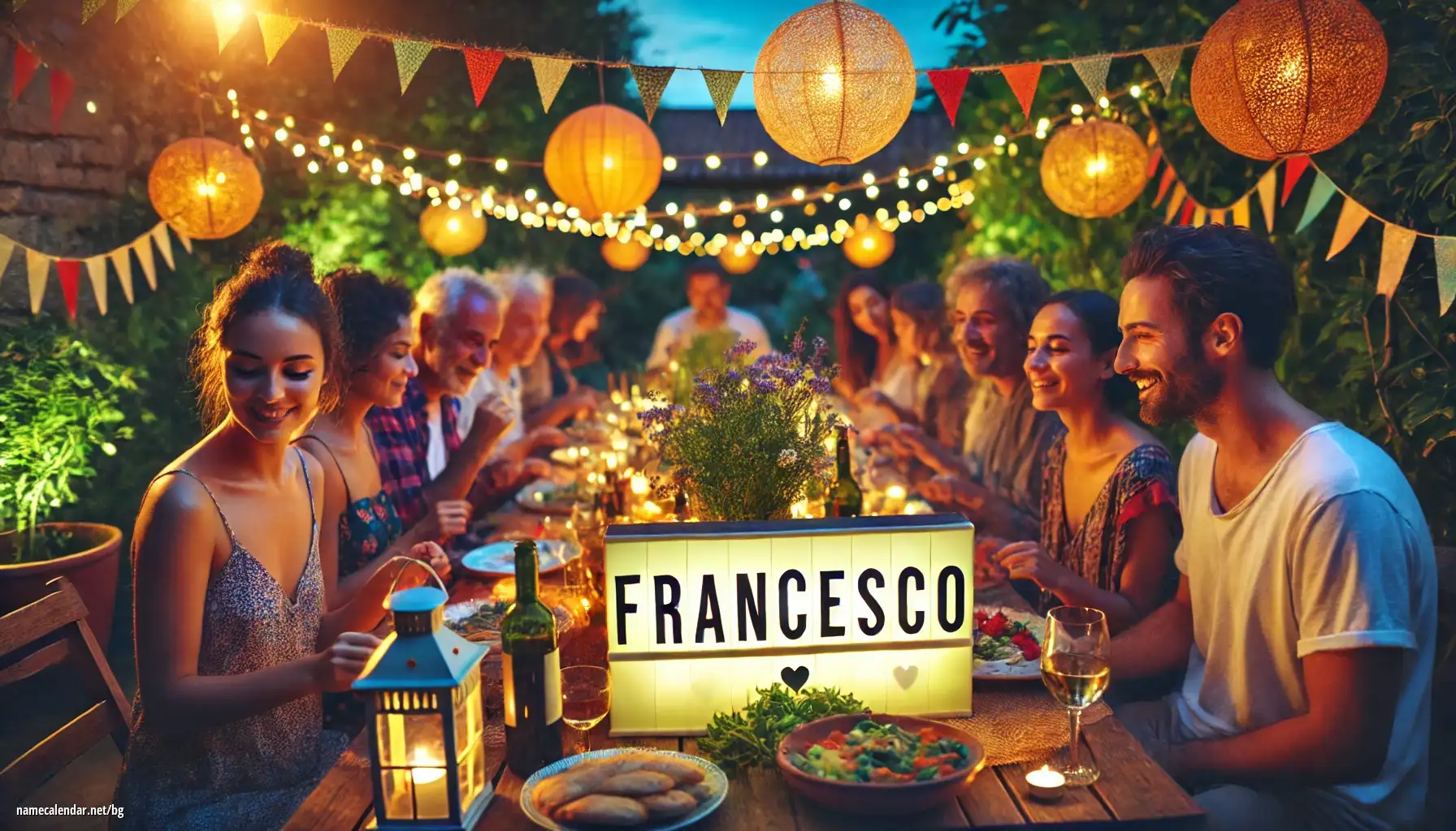 Празнуване на имен ден и име - Francesco