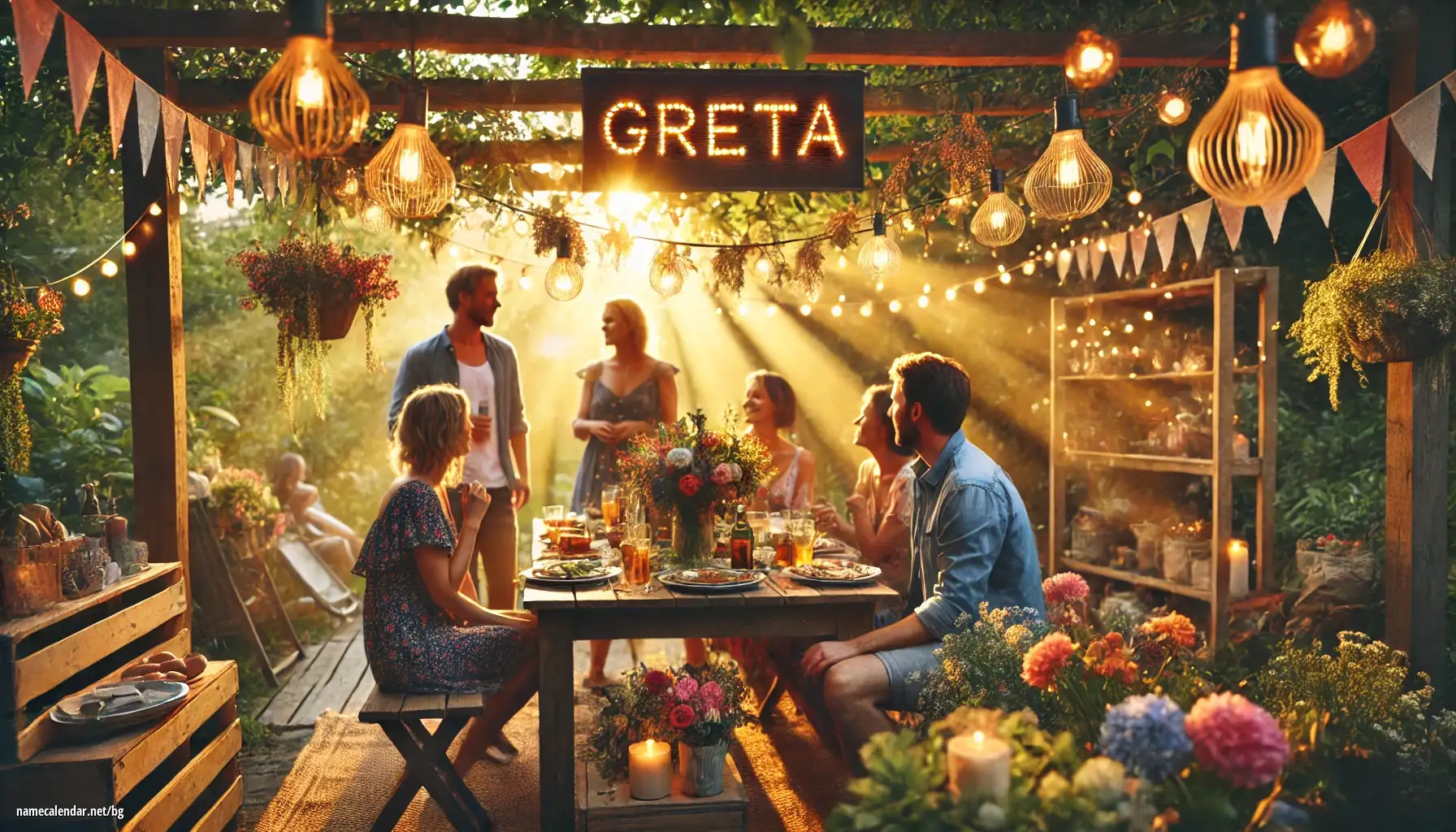 Празнуване на имен ден и име - Greta