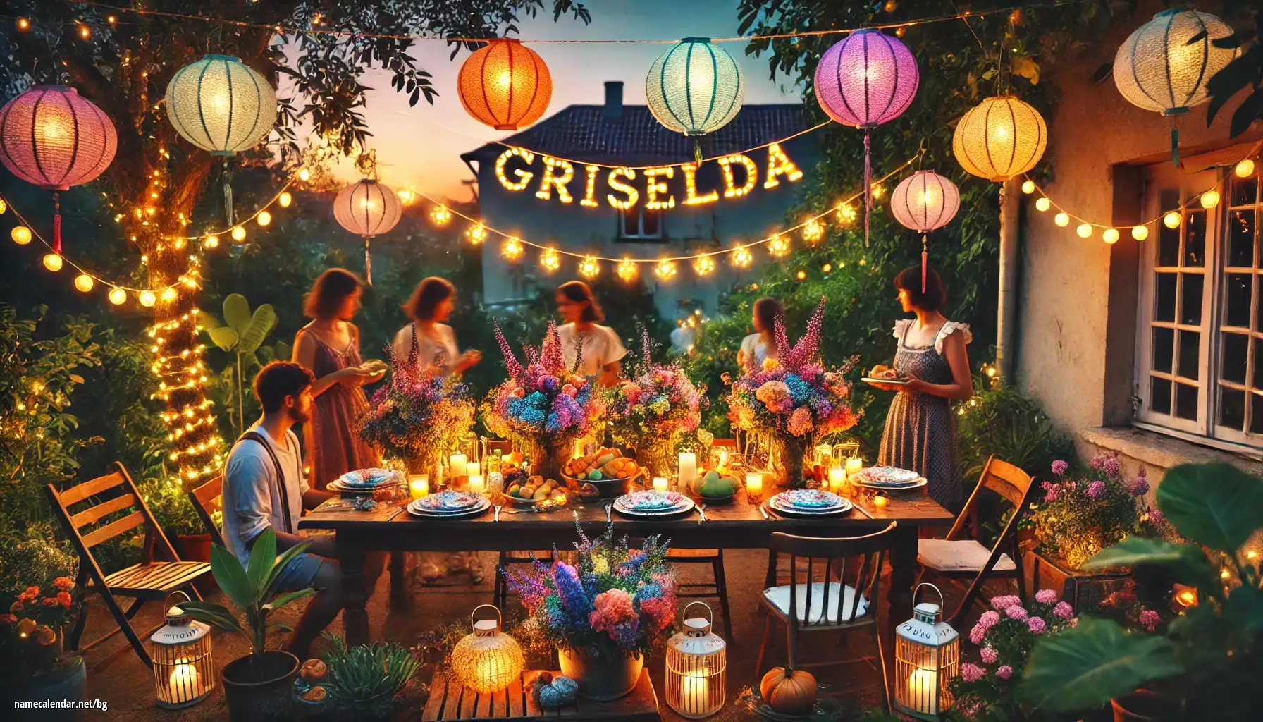 Празнуване на имен ден и име - Griselda