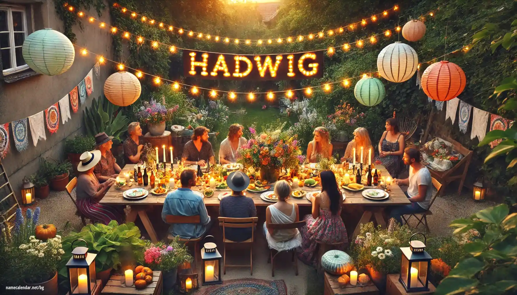 Празнуване на имен ден и име - Hadwig