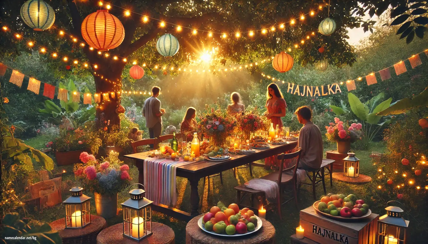 Празнуване на имен ден и име - Hajnalka