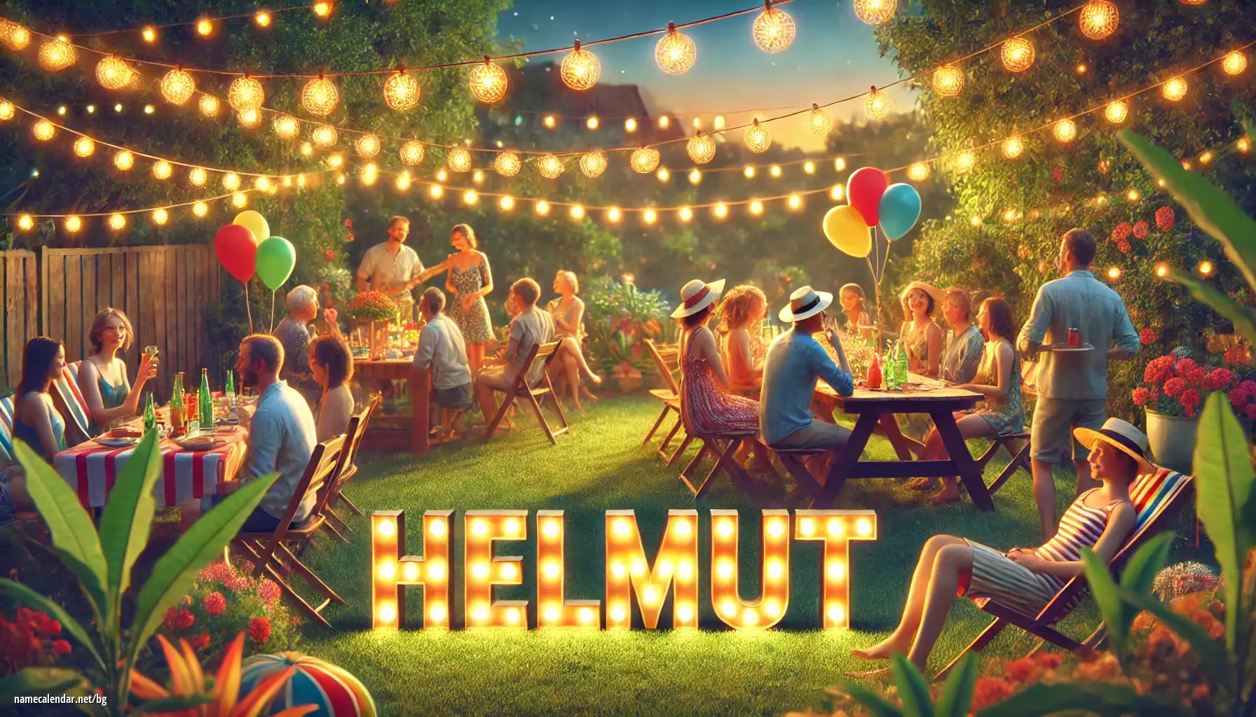 Празнуване на имен ден и име - Helmut