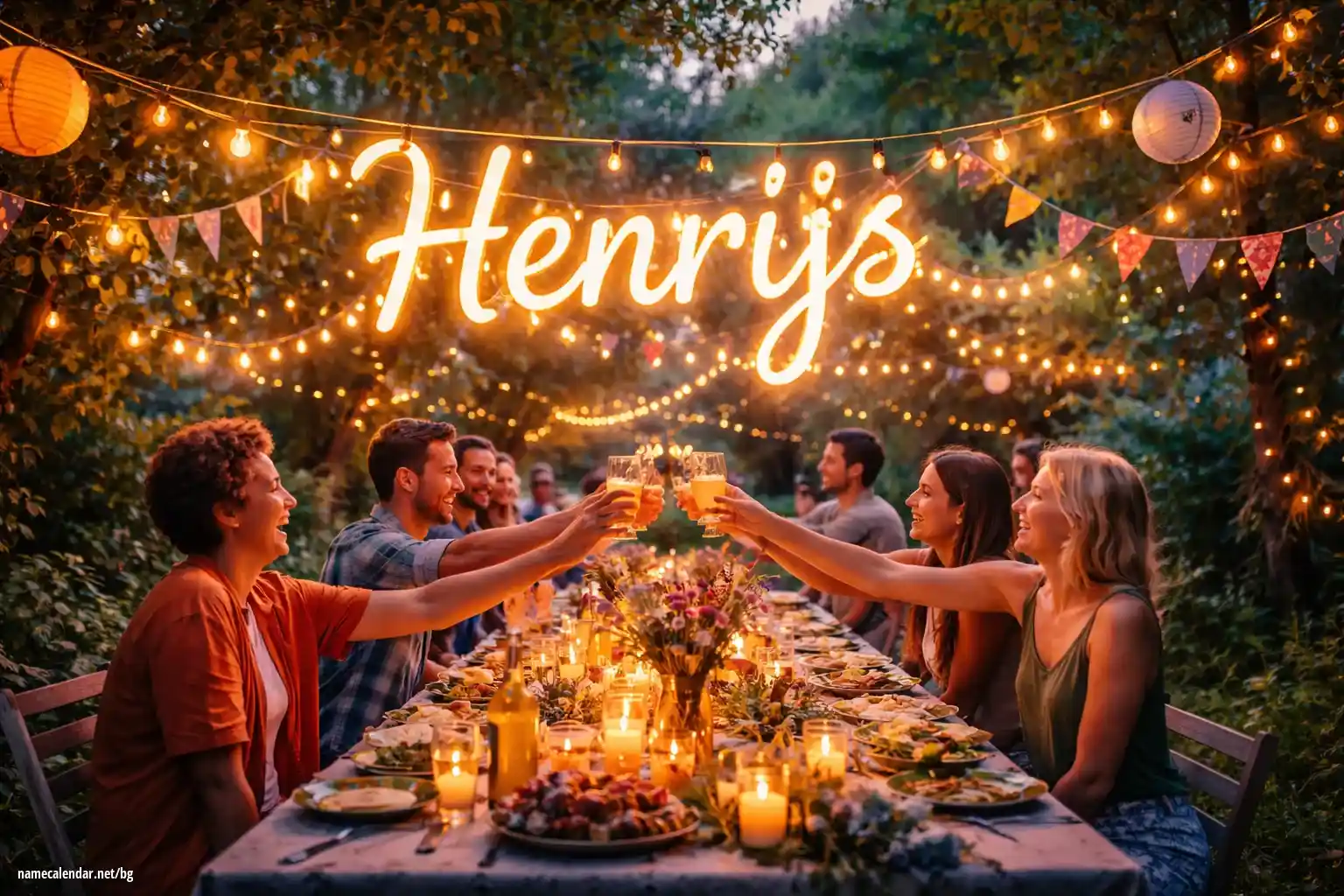 Празнуване на имен ден и име - Henrijs