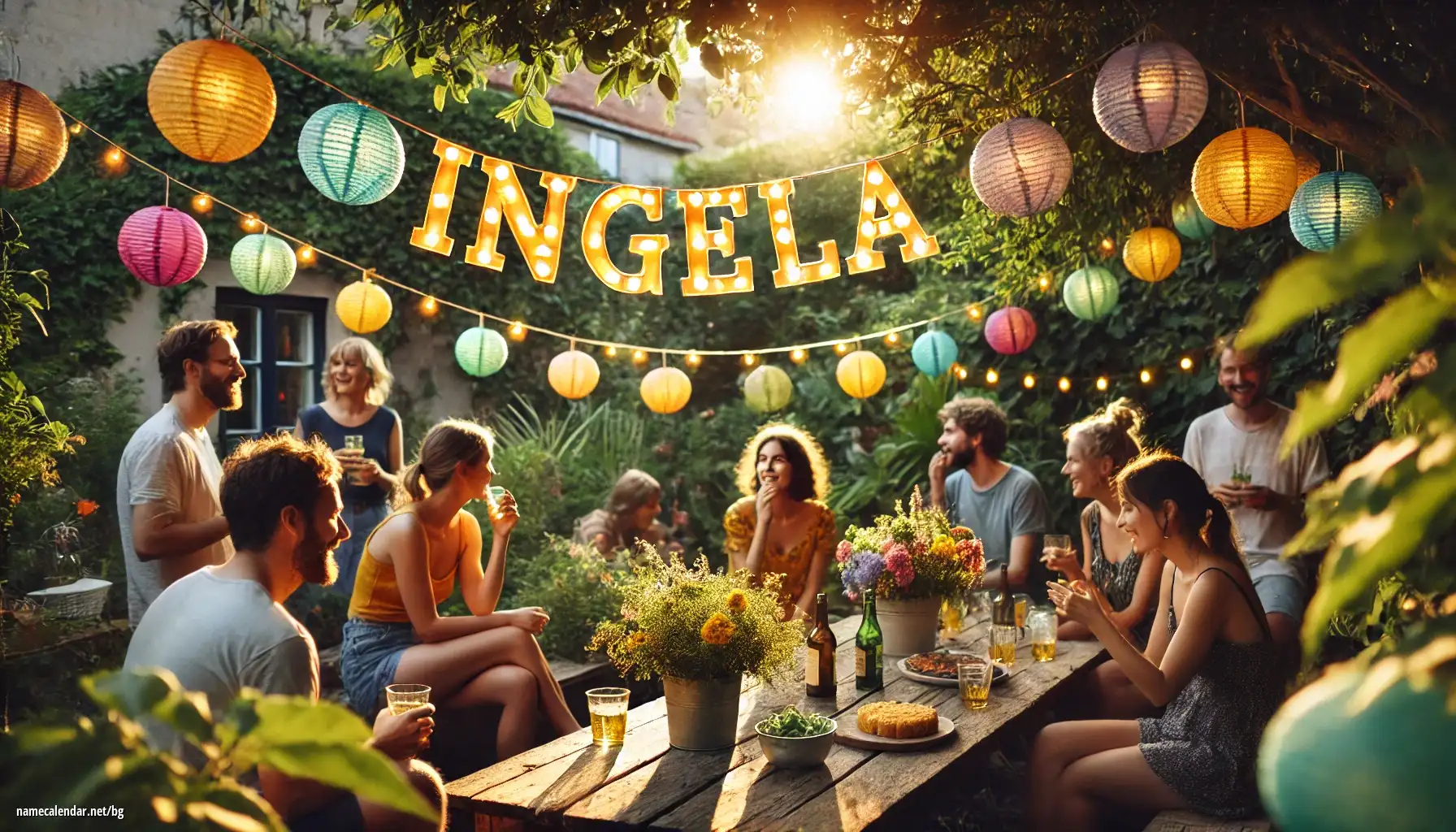 Празнуване на имен ден и име - Ingela