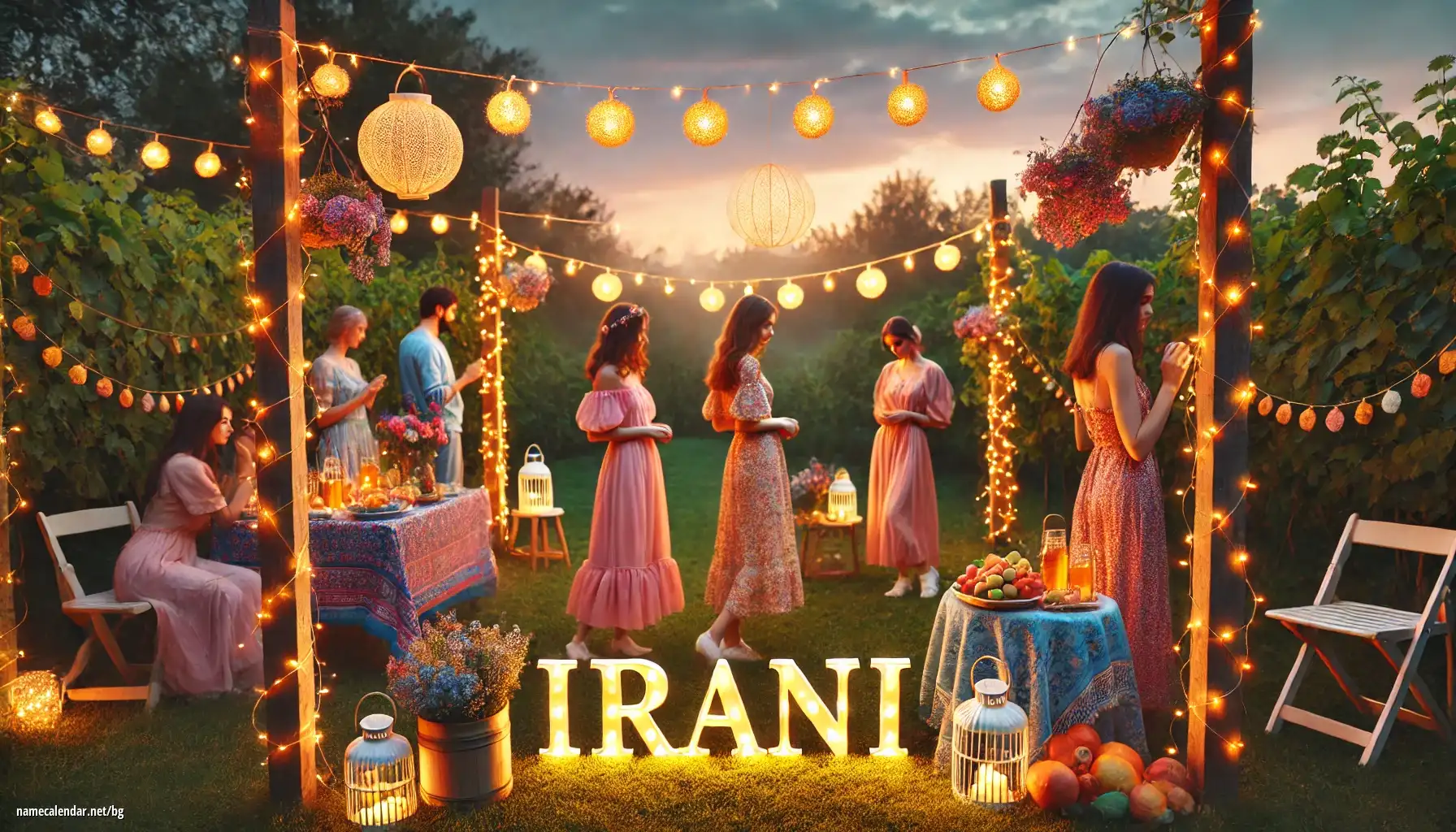 Празнуване на имен ден и име - Irani